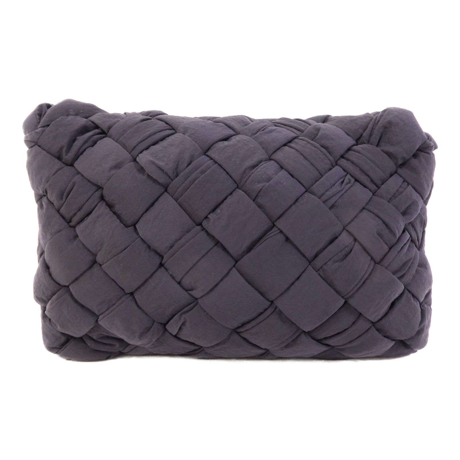 BOTTEGA VENETA 聚酯纖維Small Rumple Messenger銀扣肩背袋