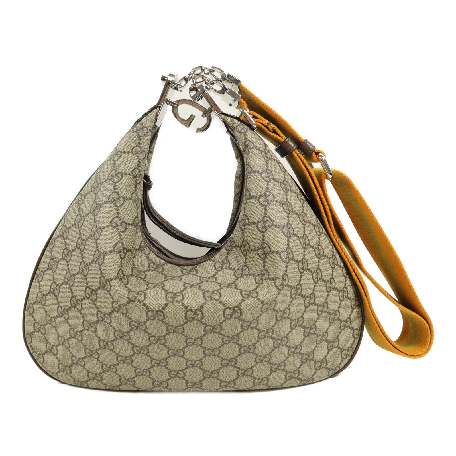 GUCCI 塗層帆布Attache肩背袋