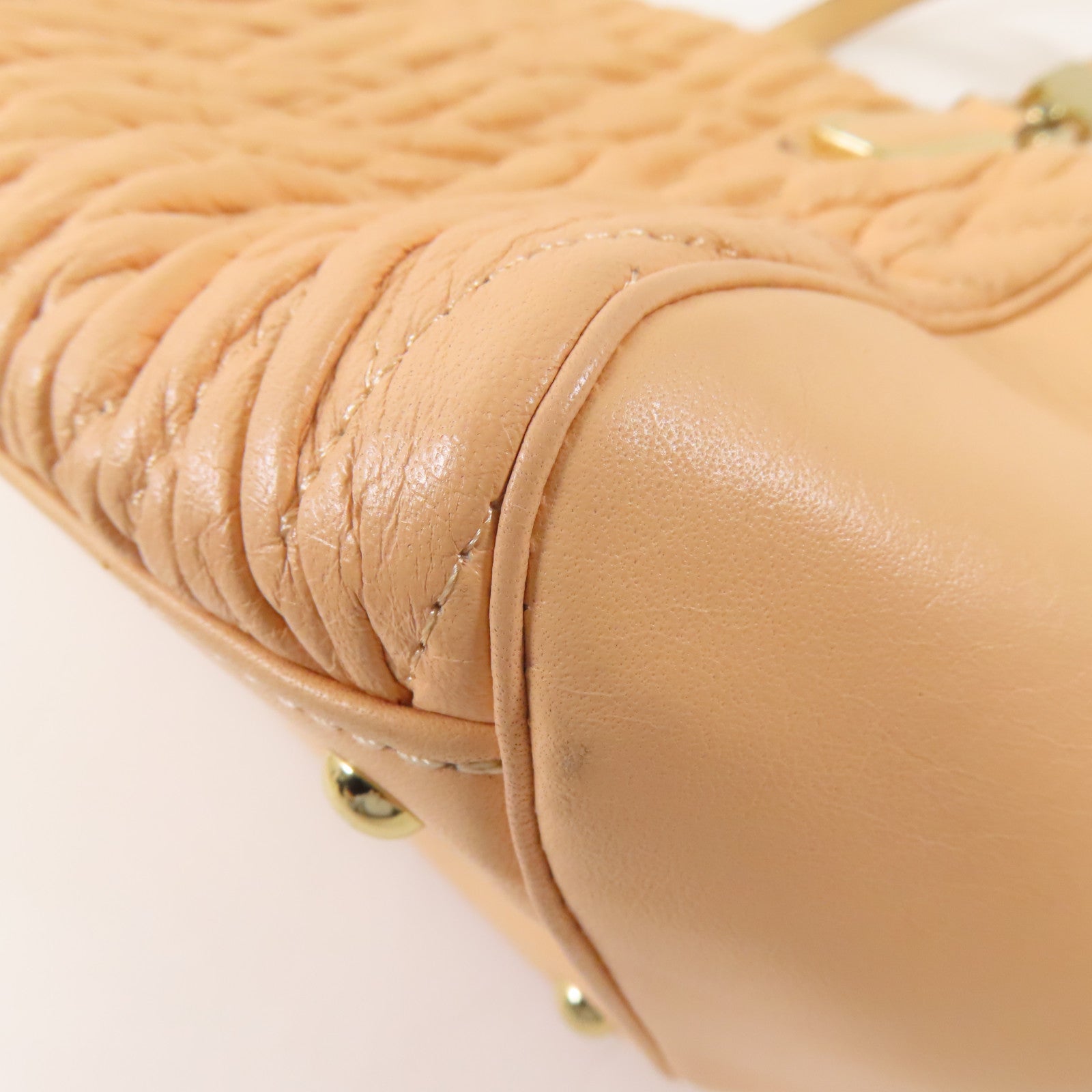 COACH 牛皮皮革2 Way Shoulder Bag金扣手挽肩背兩用袋