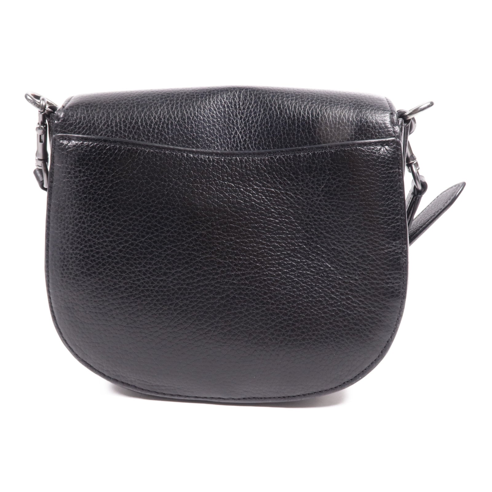 COACH 牛皮皮革Shoulder Bag銀扣肩背袋