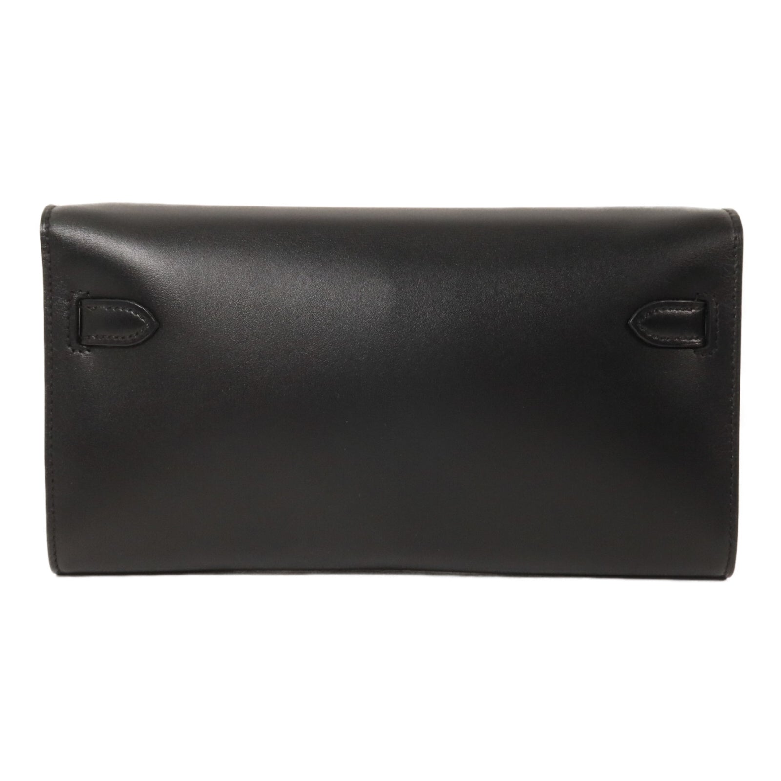 HERMES Box Calf皮革Kelly To Go肩背袋Noir