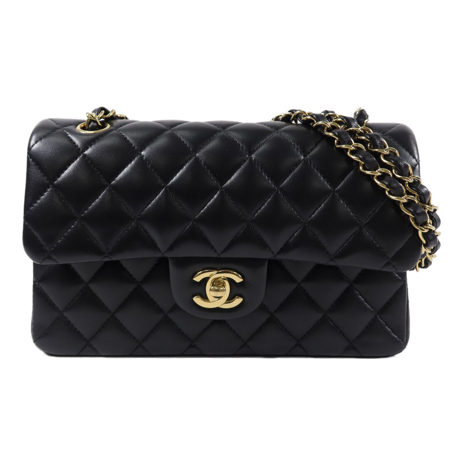CHANEL 羊皮皮革Classic 23鏈帶肩背袋