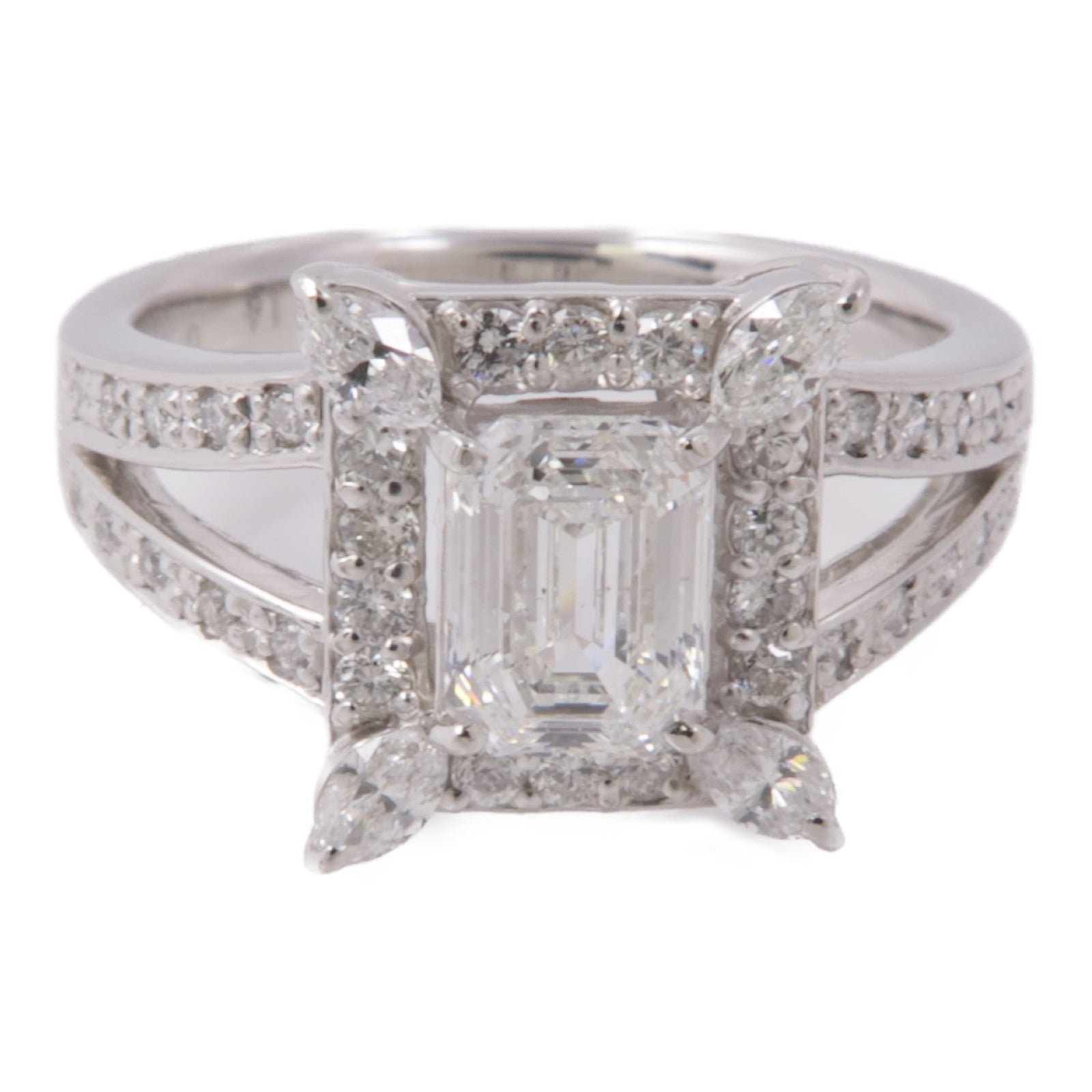 JEWELRY【激減優惠】 PT900鉑金Diamond Ring鑽石戒指US#6