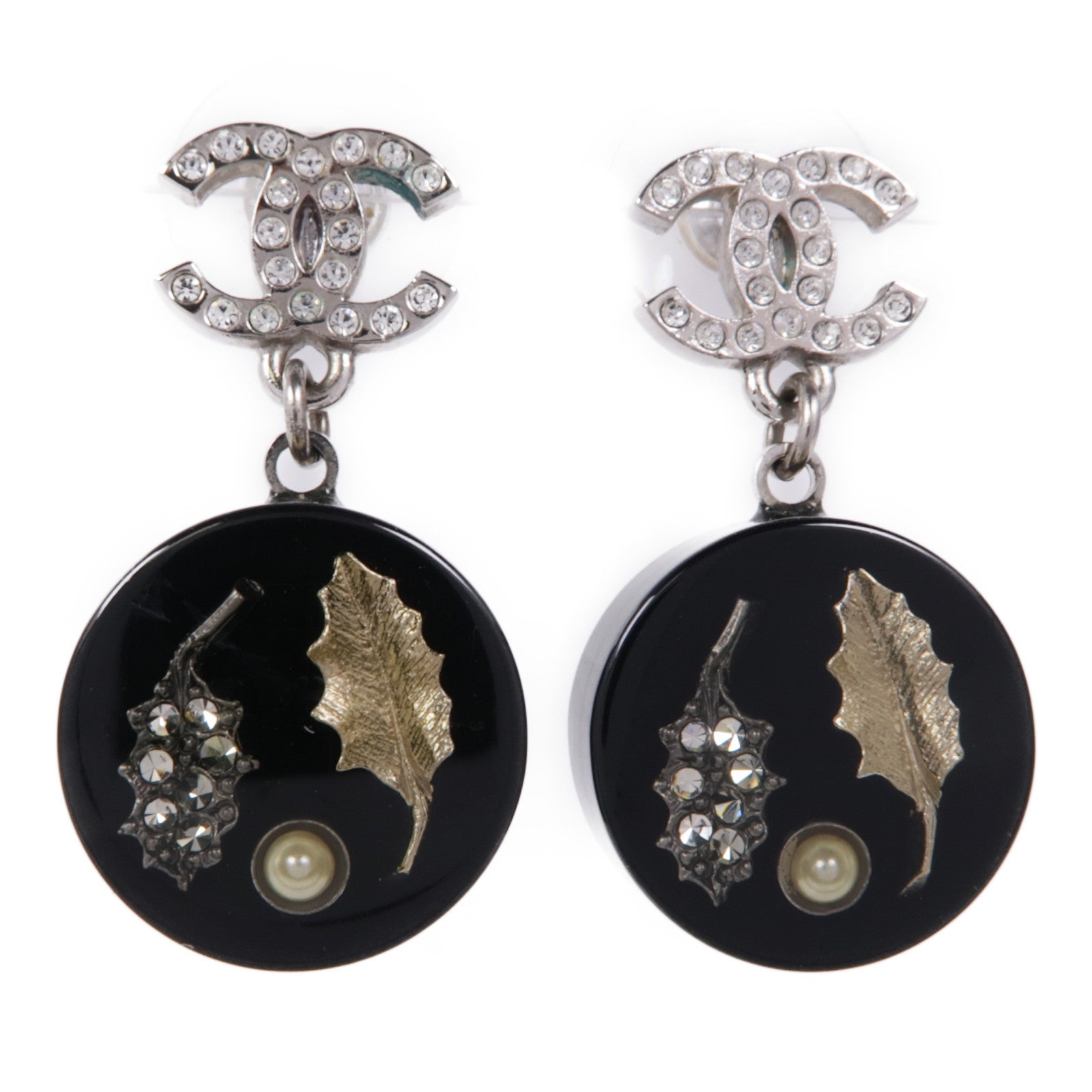 CHANEL 金屬/PVC Earrings耳環