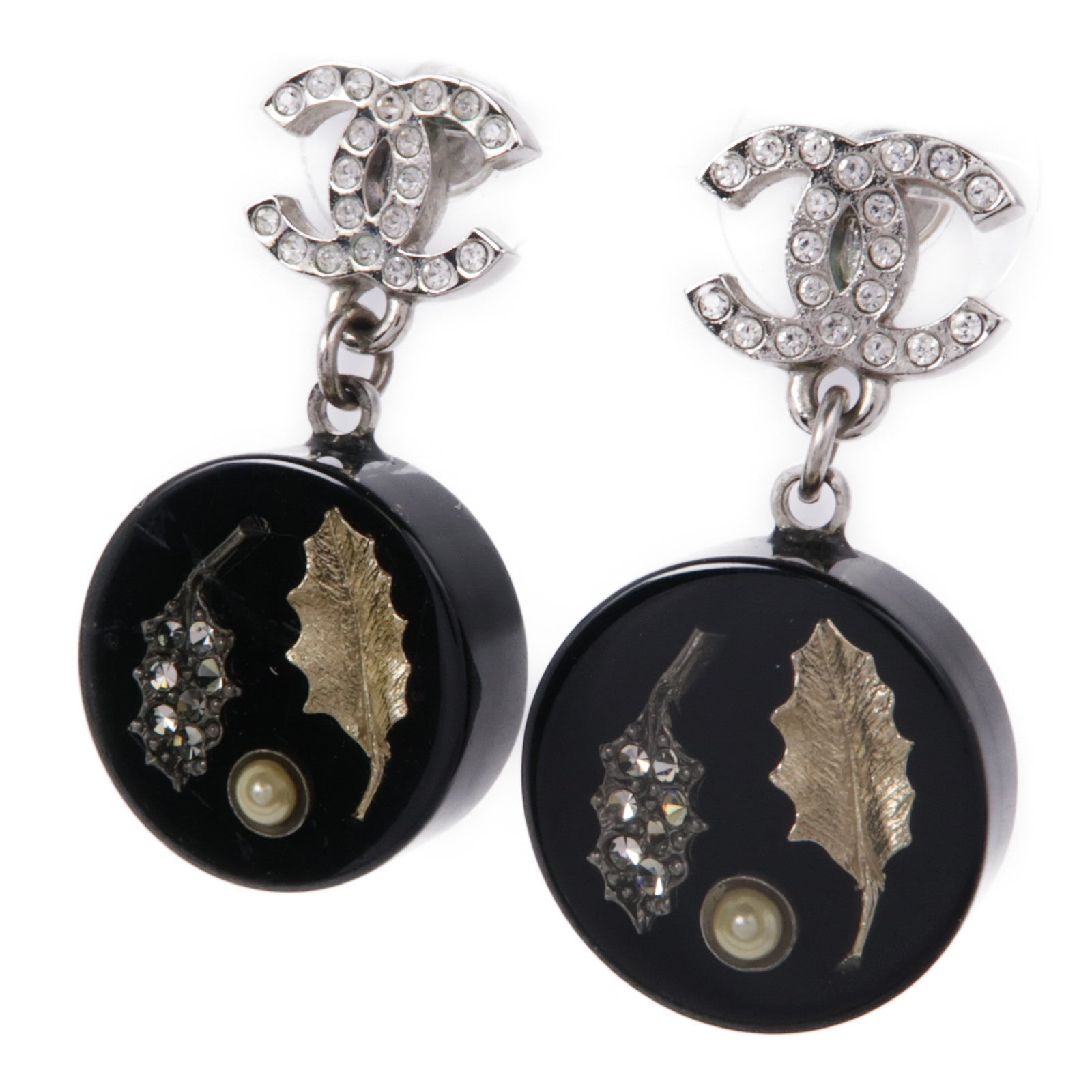 CHANEL 金屬/PVC Earrings耳環