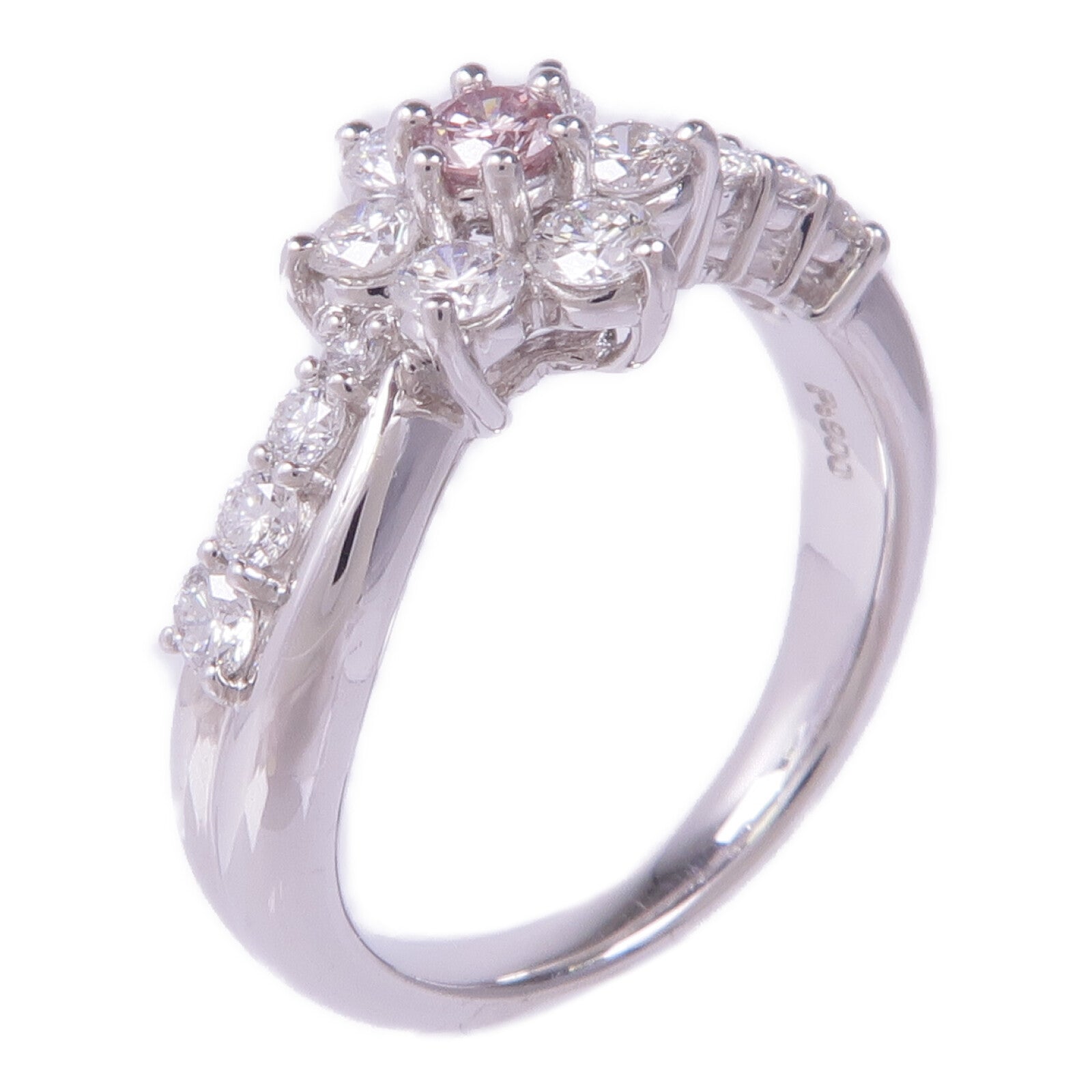 JEWELRY PT900鉑金Diamond Ring鑽石戒指US#5.75