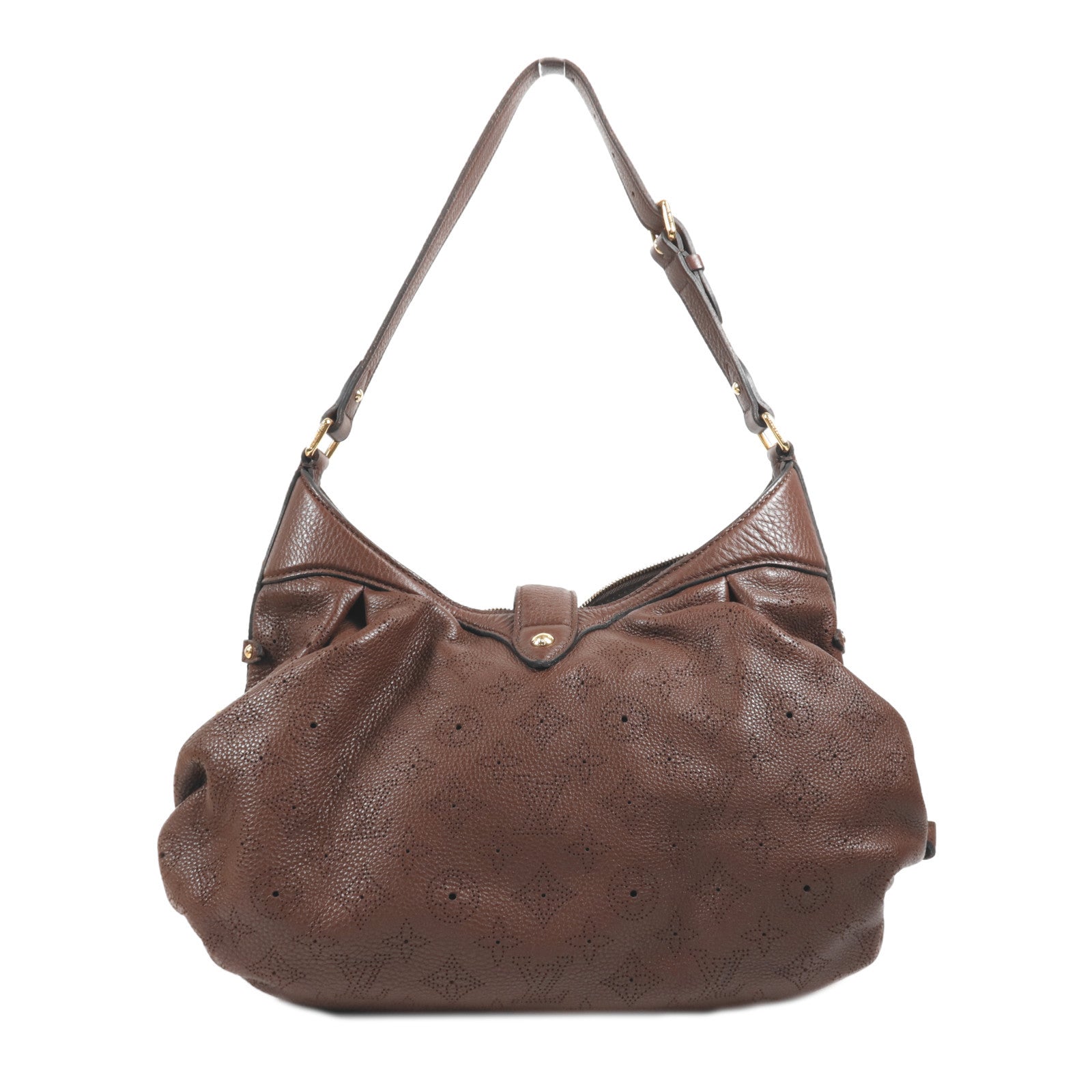 LOUIS VUITTON Monogram Mahina Mahina XS金扣肩背袋