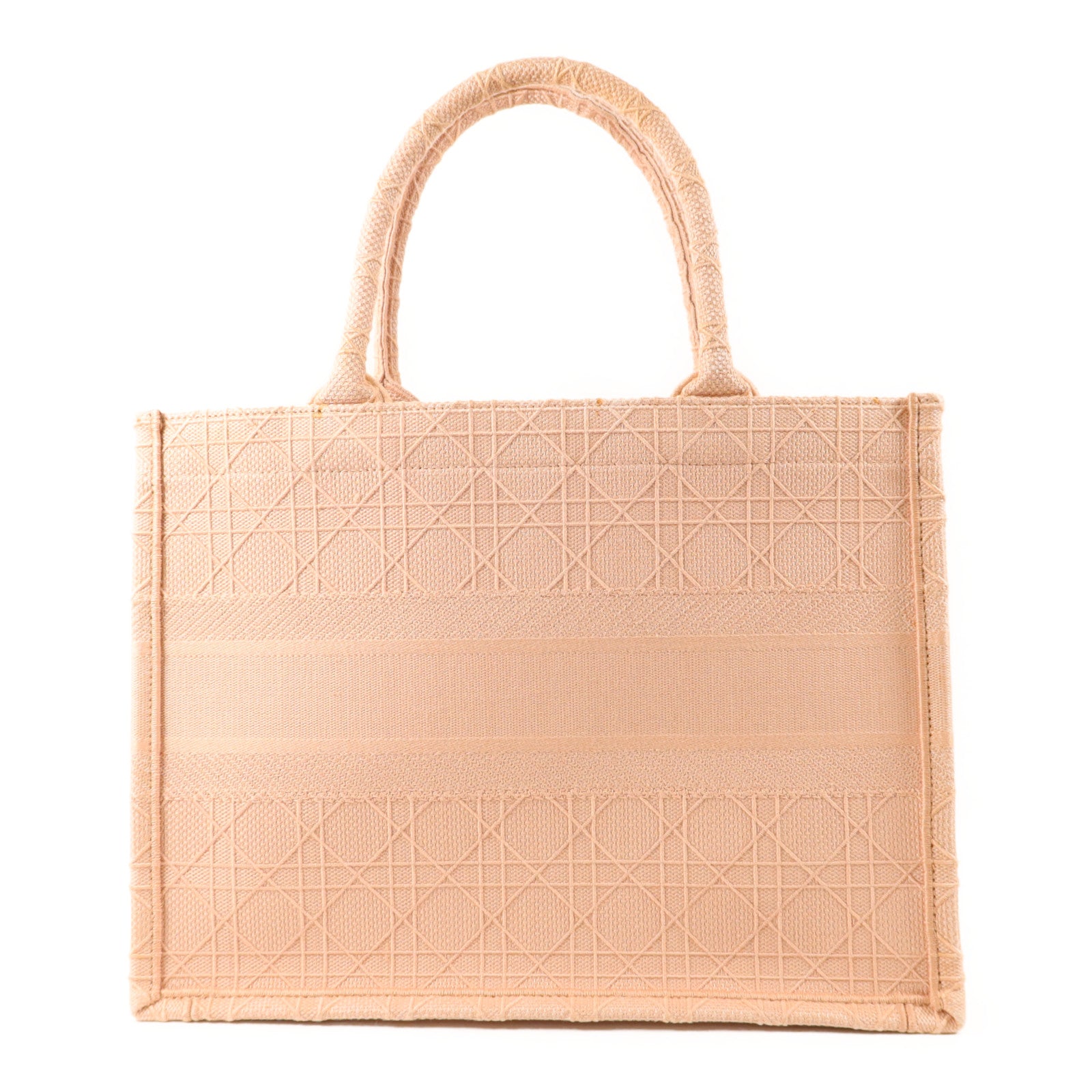 Dior 帆布Cannage Book Tote手挽袋