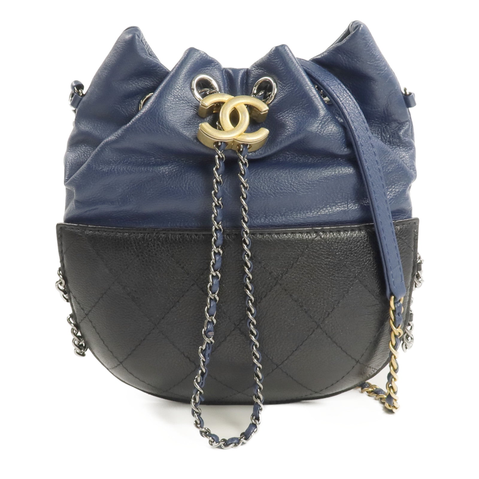 CHANEL 牛皮皮革Chain Shoulder鏈帶肩背袋