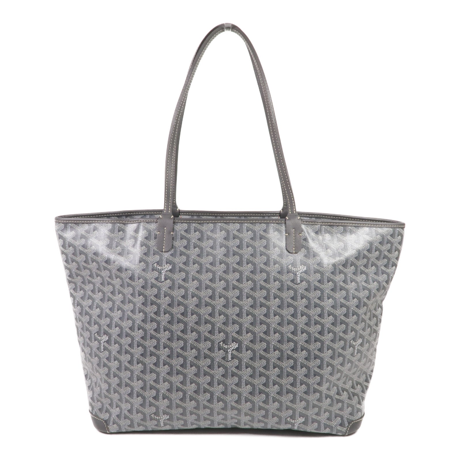 GOYARD 塗層帆布Artois MM銀扣肩背袋/手挽袋