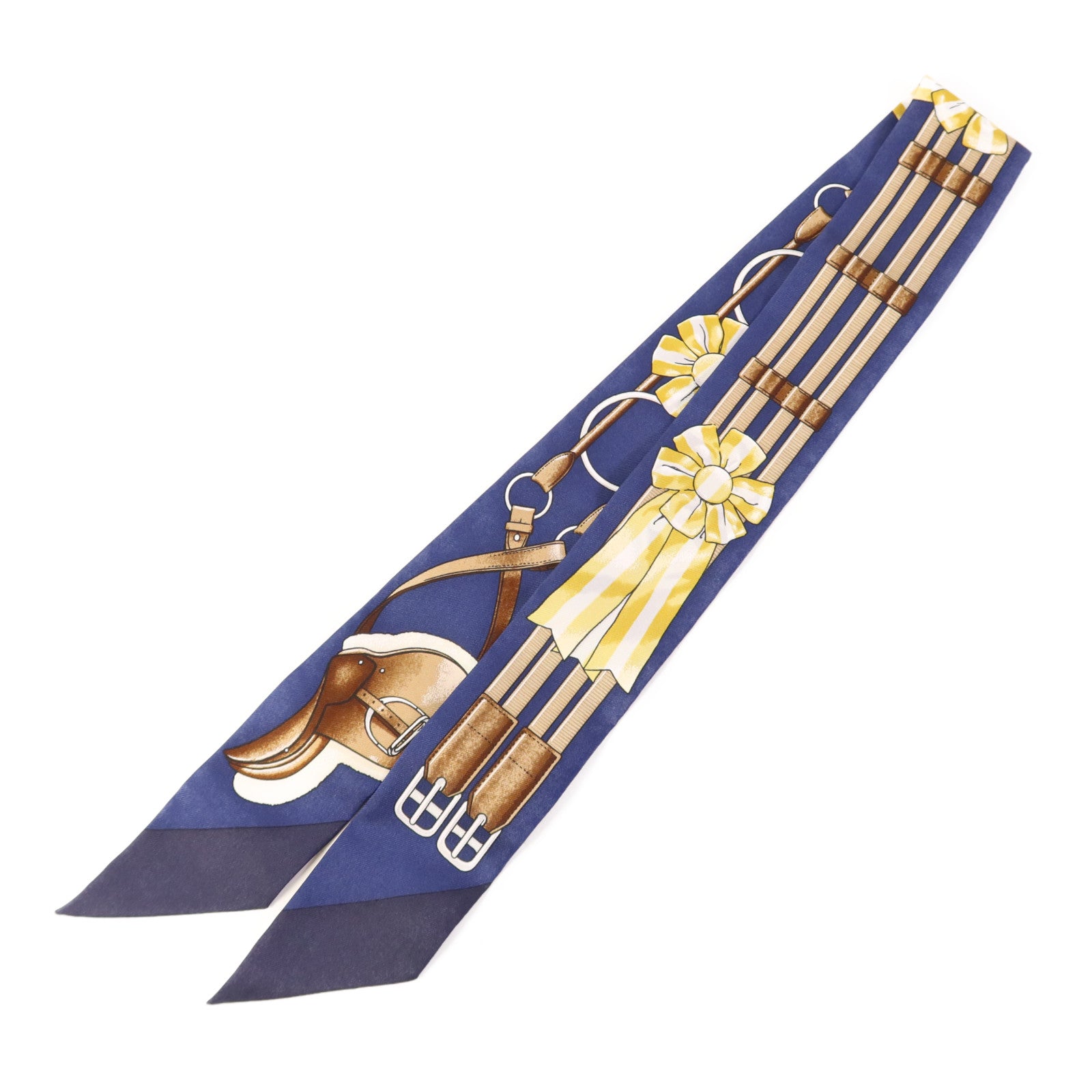 HERMES 絲質Twilly絲巾