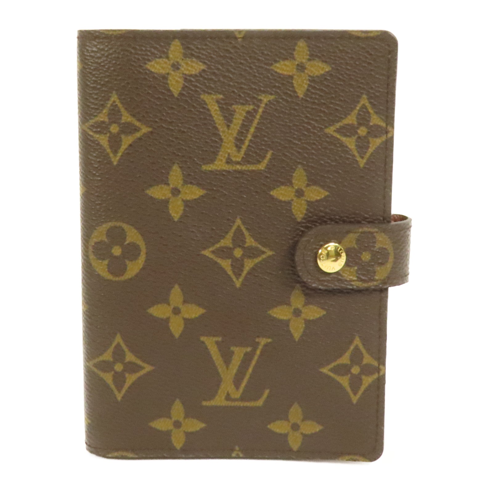 LOUIS VUITTON Monogram Agenda Cover金扣記事本封套