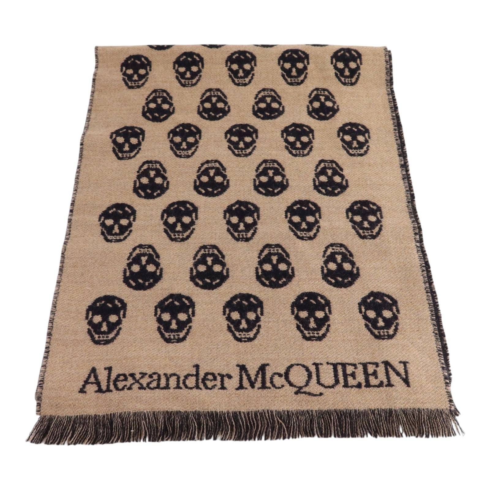 Alexander McQueen 羊毛Muffler圍巾