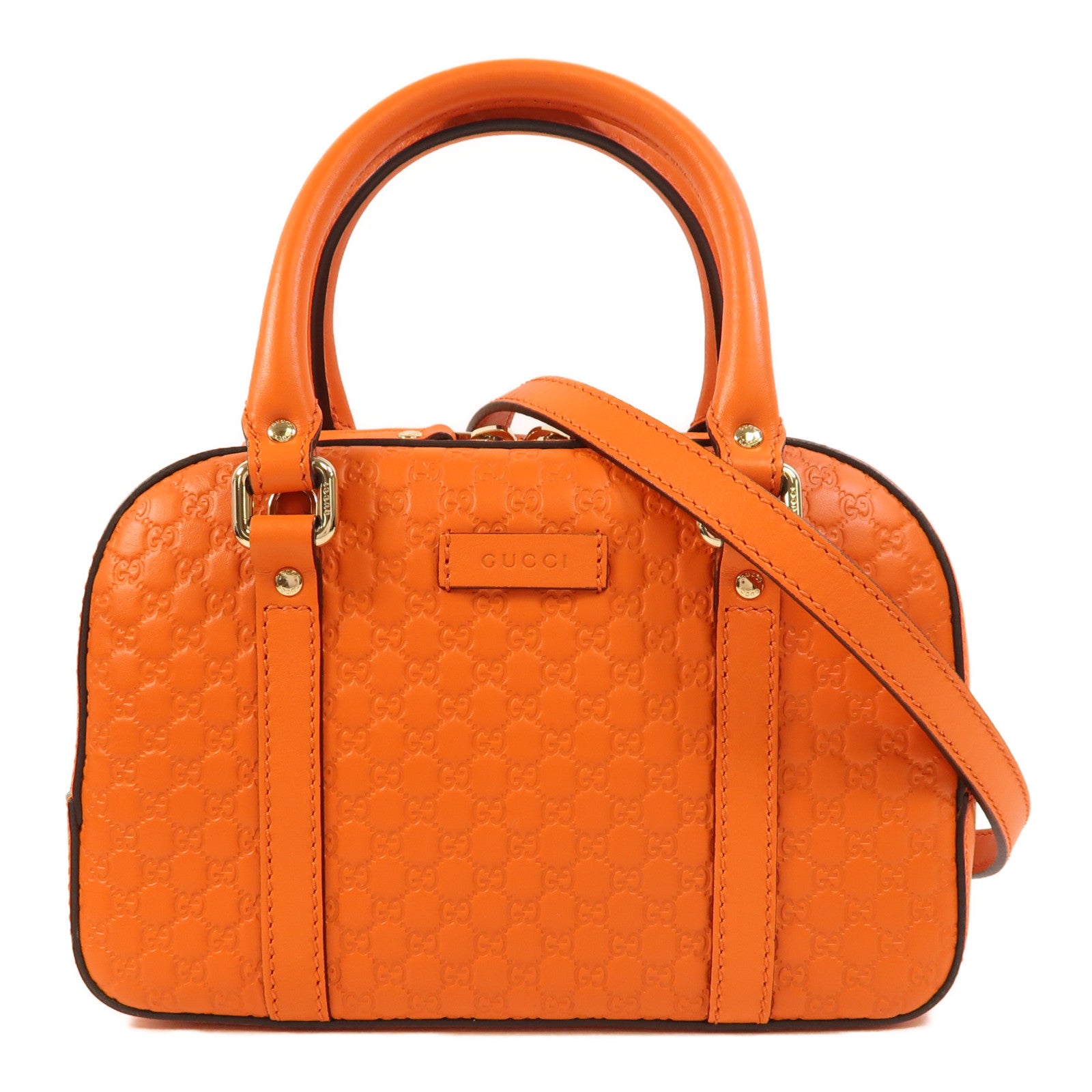 GUCCI 牛皮皮革Guccissima 2 Way Shoulder金扣手挽肩背兩用袋