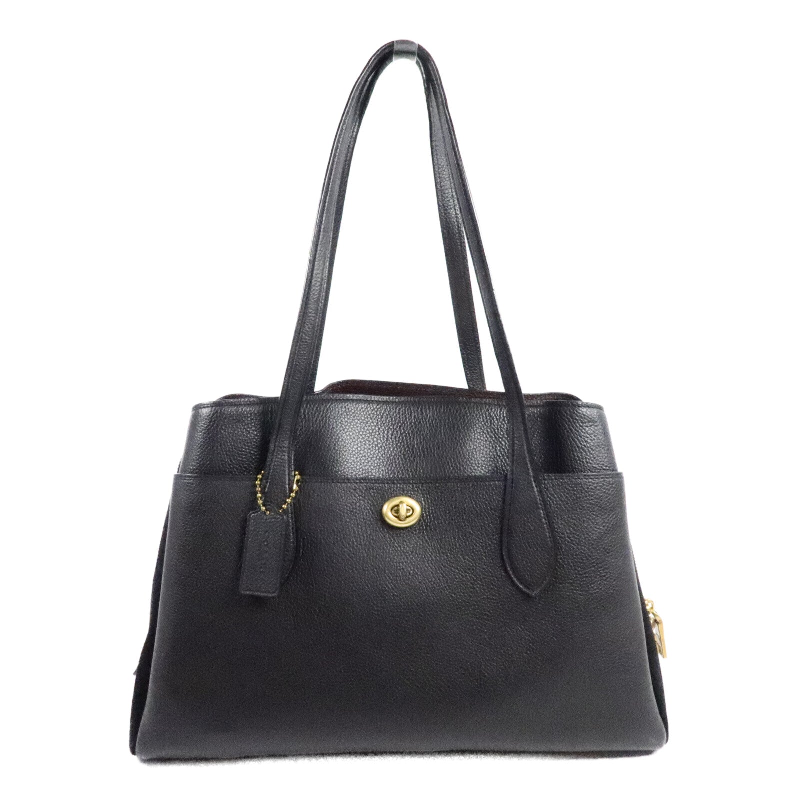 COACH 牛皮皮革Shoulder Bag肩背袋