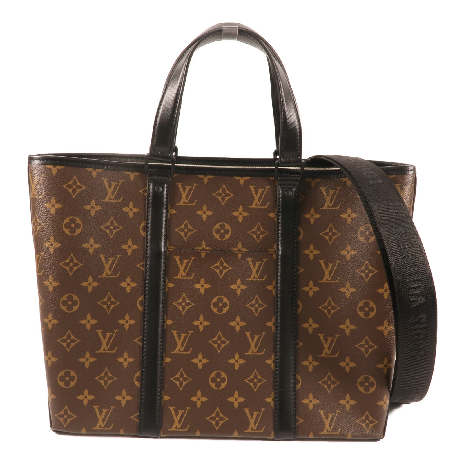 LOUIS VUITTON Monogram Macassar Weekend Tote手挽肩背兩用袋