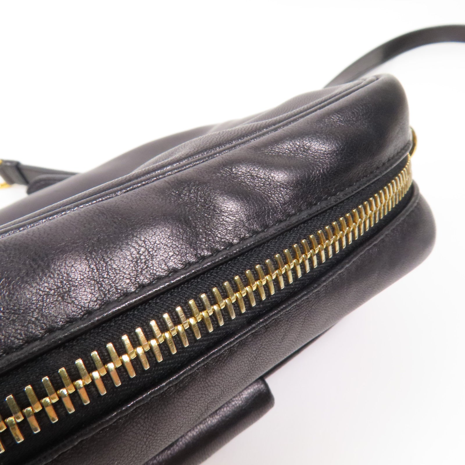 PRADA 羊皮皮革Nappa Fiocco Bow金扣肩背袋