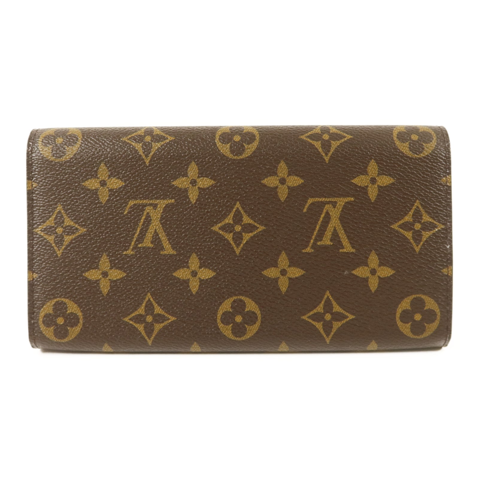 LOUIS VUITTON Monogram Sarah金扣長錢包