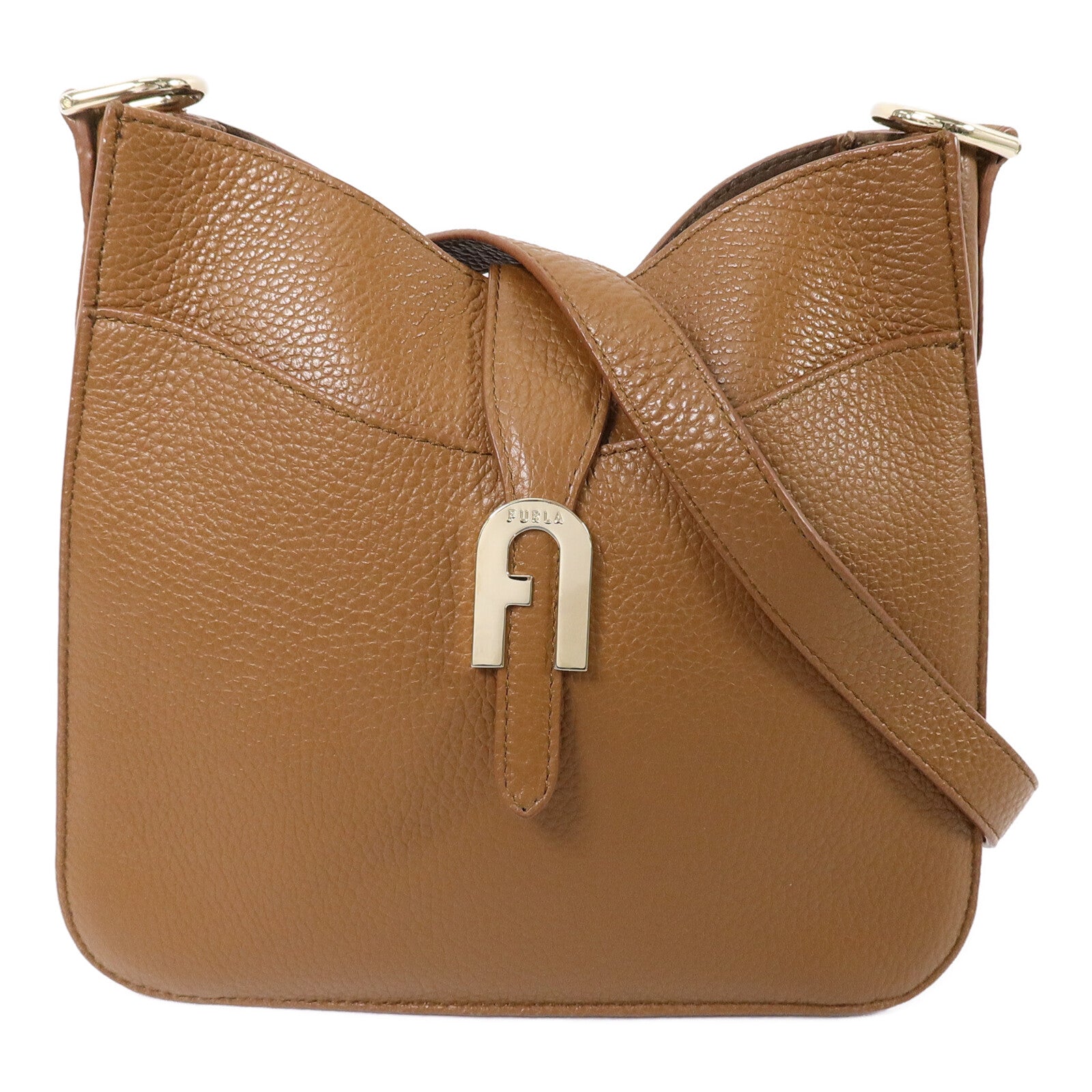 Furla 牛皮皮革Small Sofia Hobo肩背袋