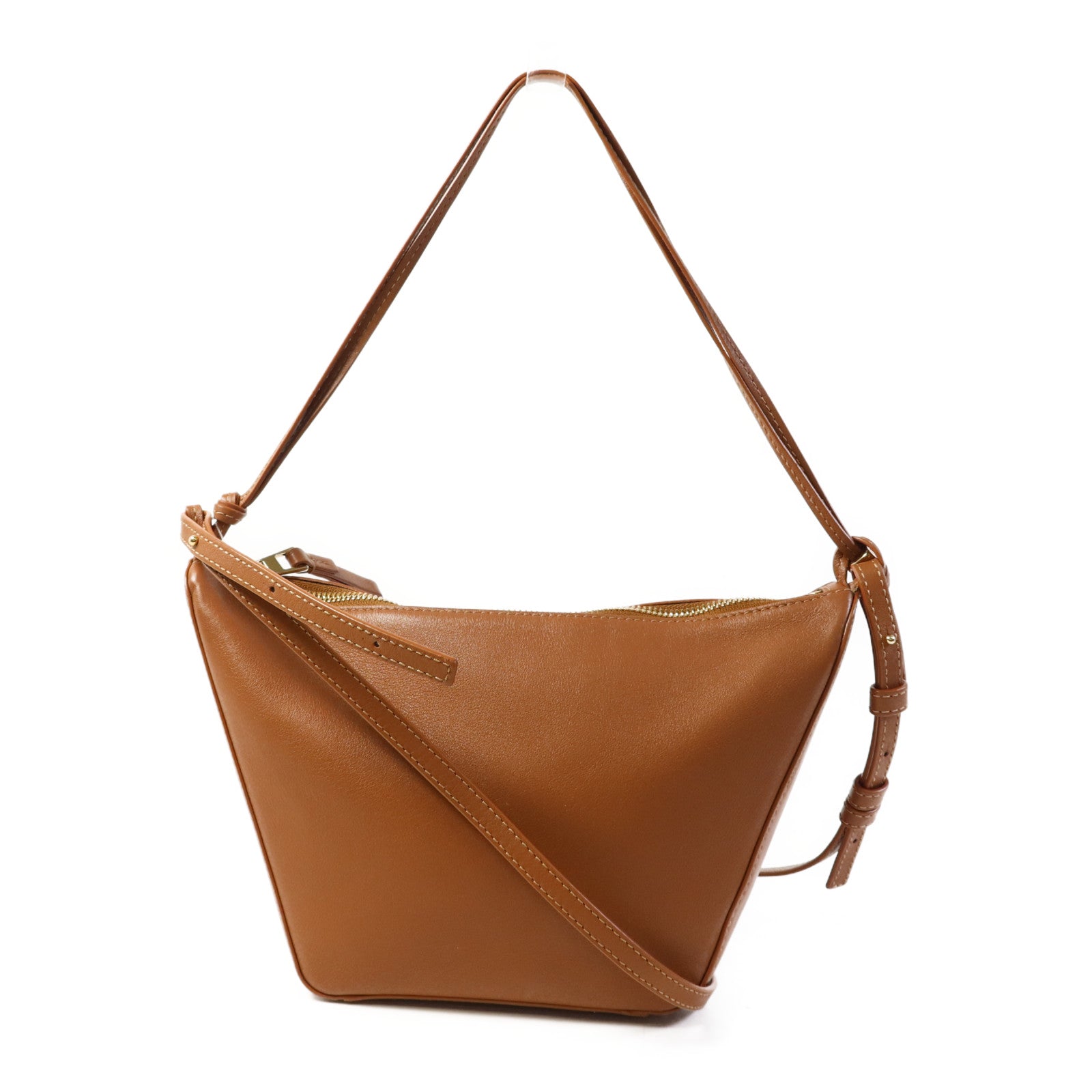 LOEWE 牛皮皮革Mini Hammock Hobo金扣手挽肩背兩用袋