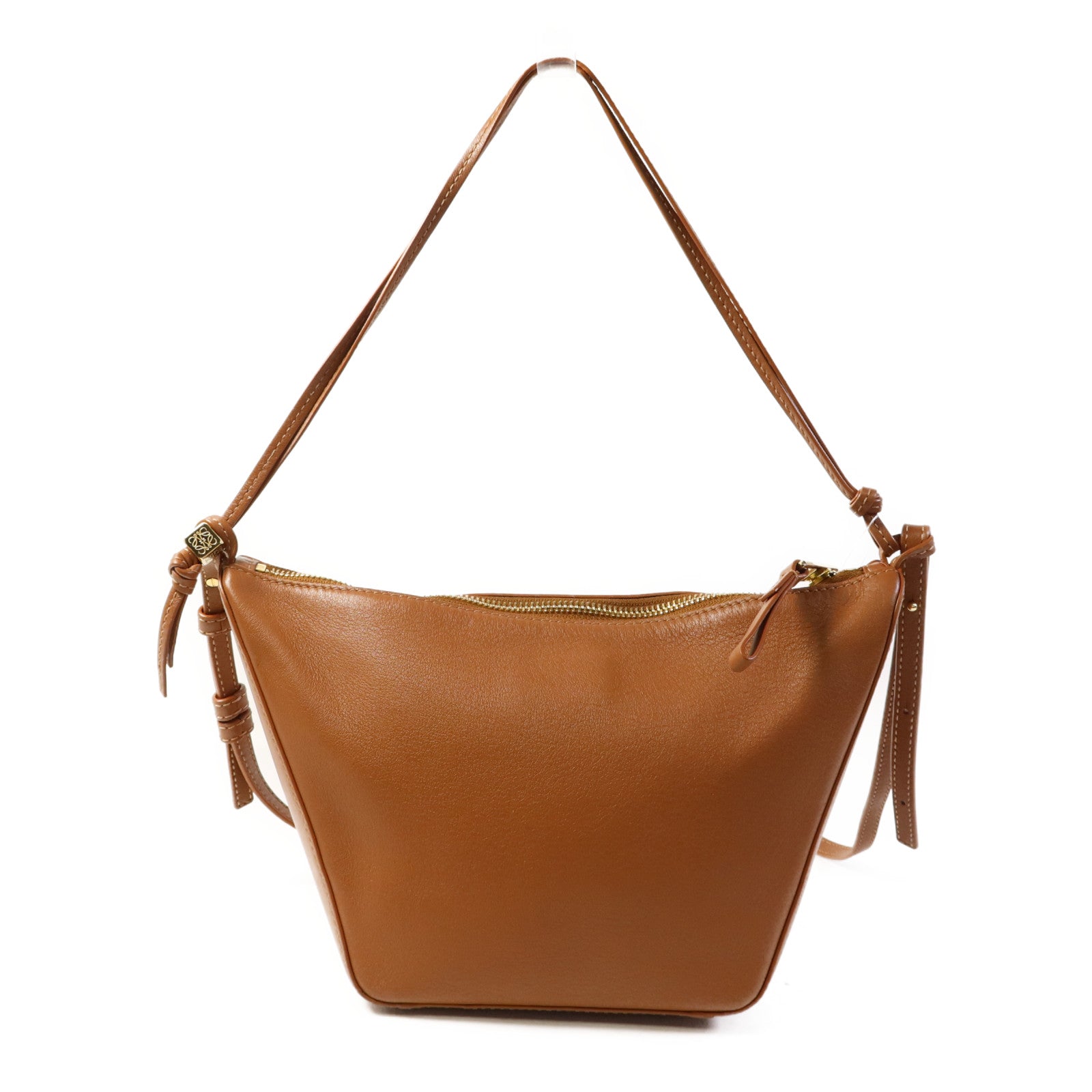 LOEWE 牛皮皮革Mini Hammock Hobo金扣手挽肩背兩用袋