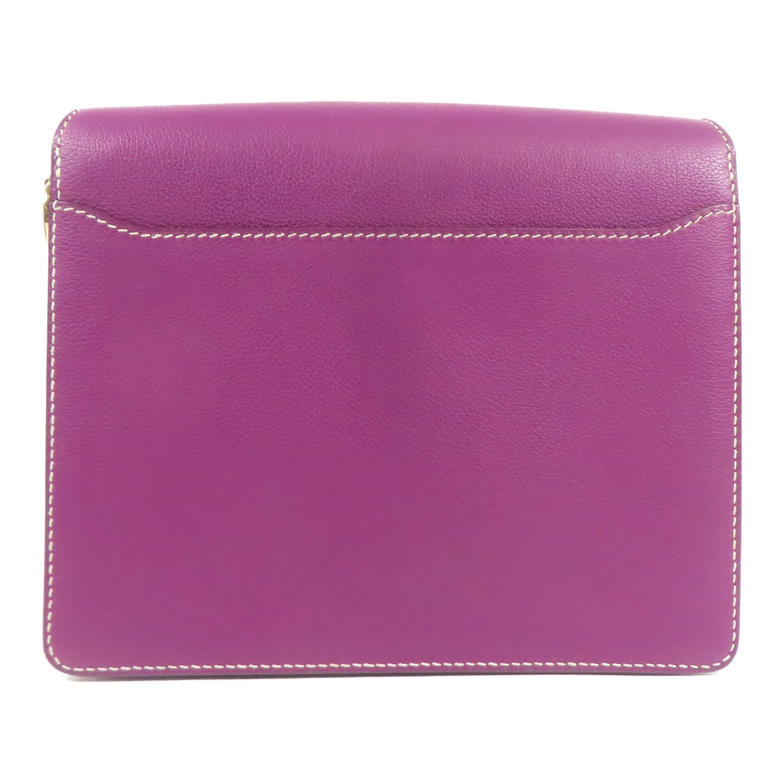 HERMES Evercolor皮革Roulis 23金扣肩背袋Anemone