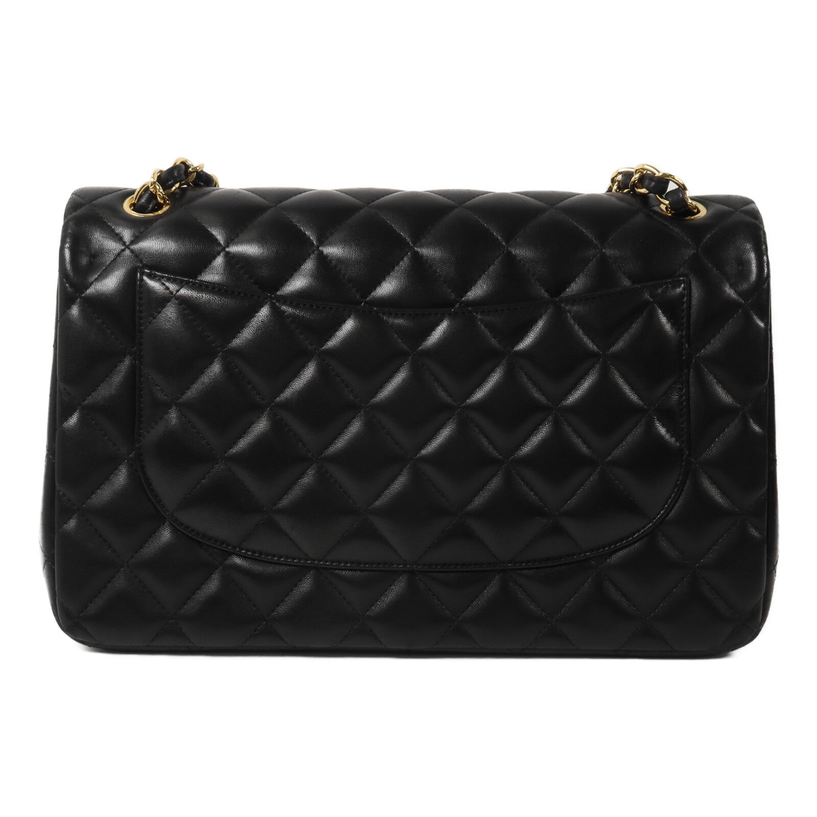 CHANEL 羊皮皮革Large Classic鏈帶肩背袋