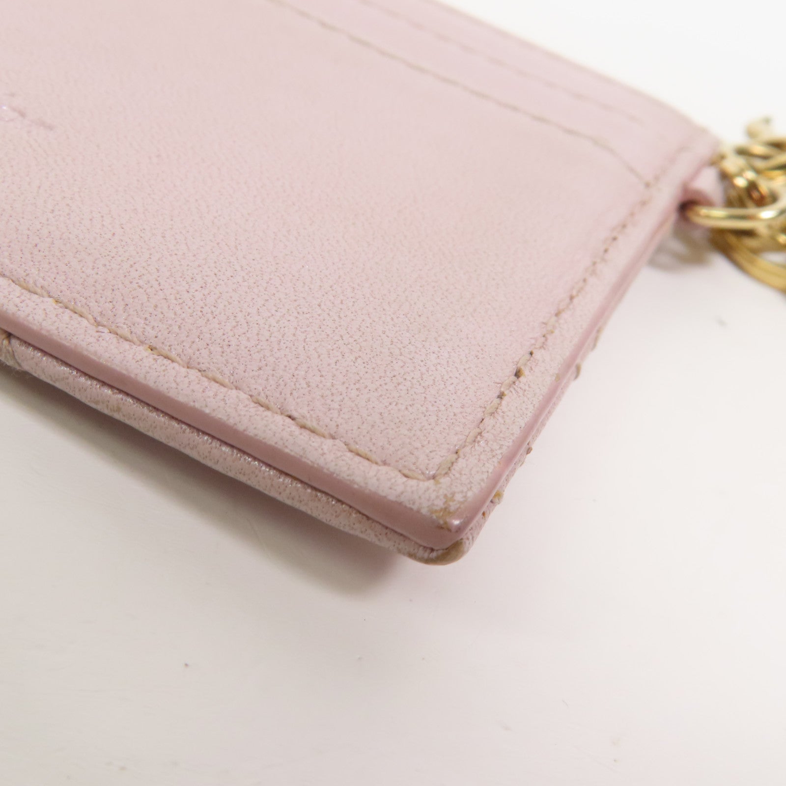 Dior 羊皮皮革Card Case金扣卡片套