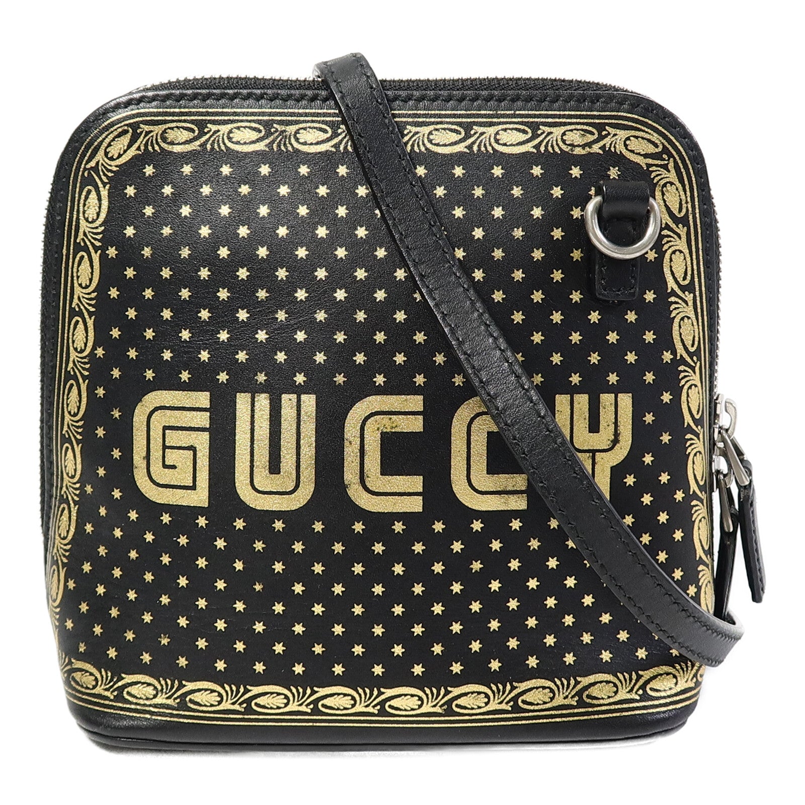 GUCCI 【激減優惠】牛皮皮革Sega Mini肩背袋