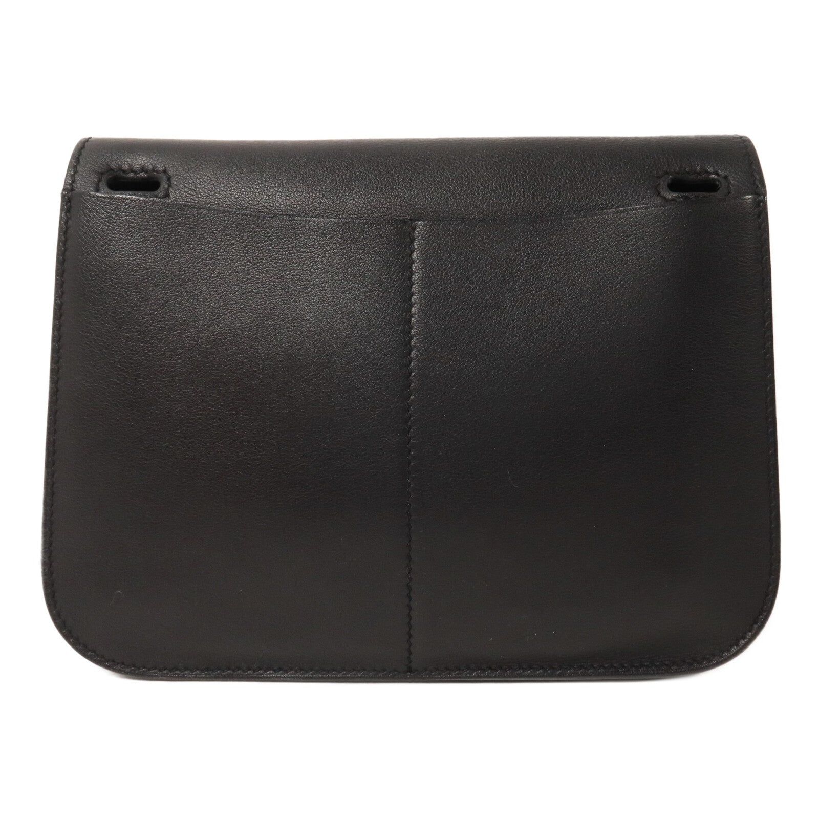HERMES Swift皮革Mini Halzan手挽肩背兩用袋Noir