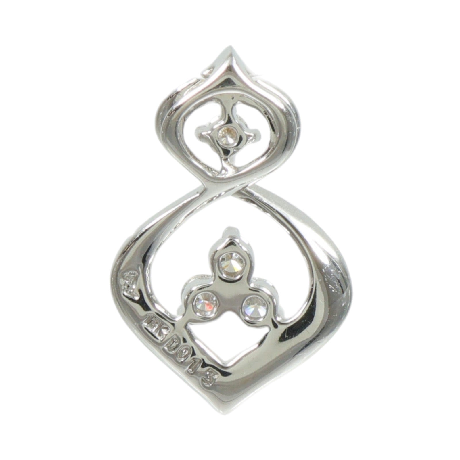 JEWELRY 18K白金Diamond Pendant鑽石吊墜