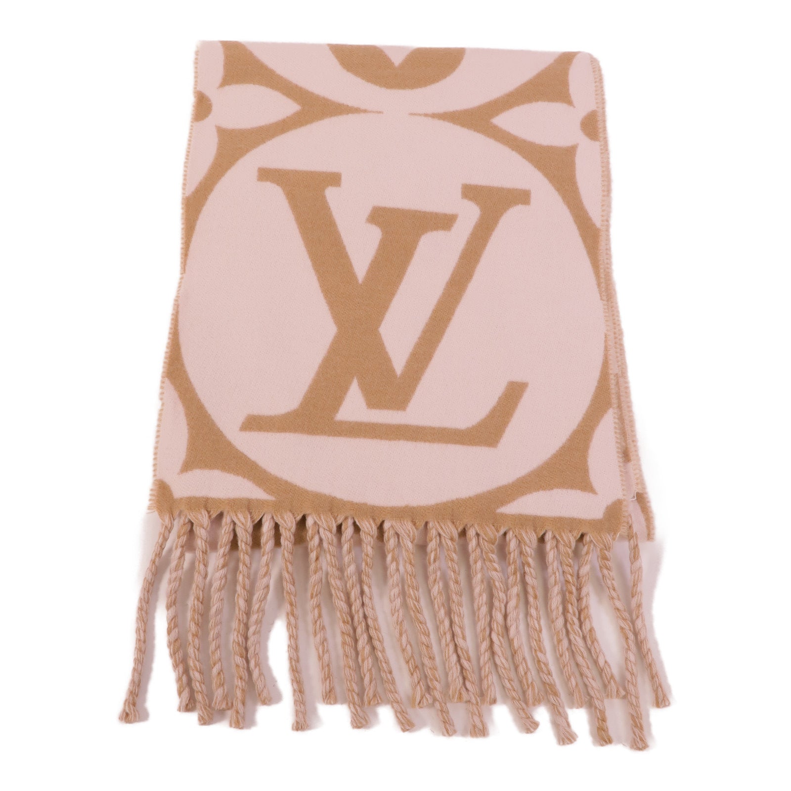 LOUIS VUITTON Cashmere Medailion圍巾