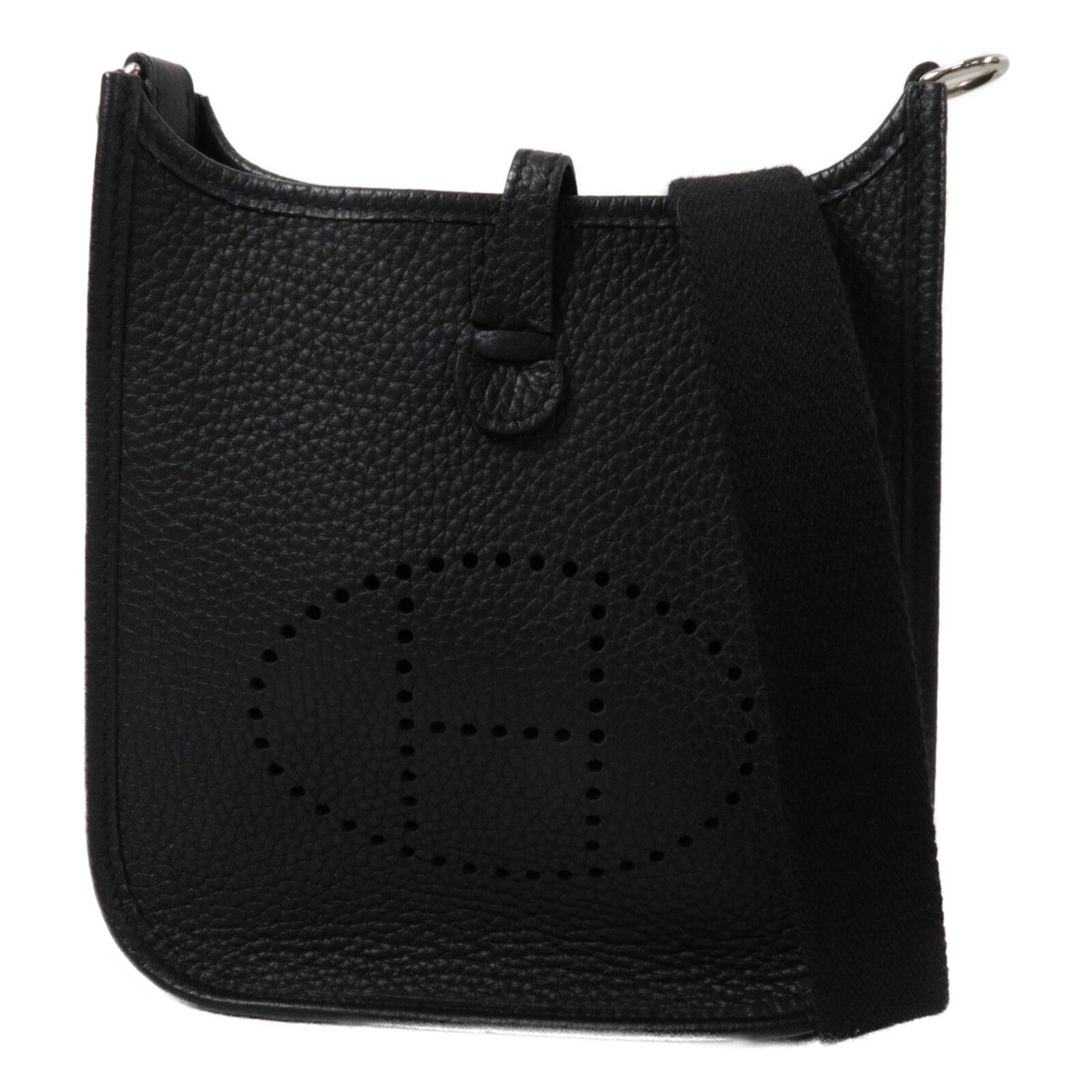 HERMES Clemence皮革Evelyne TPM肩背袋Noir