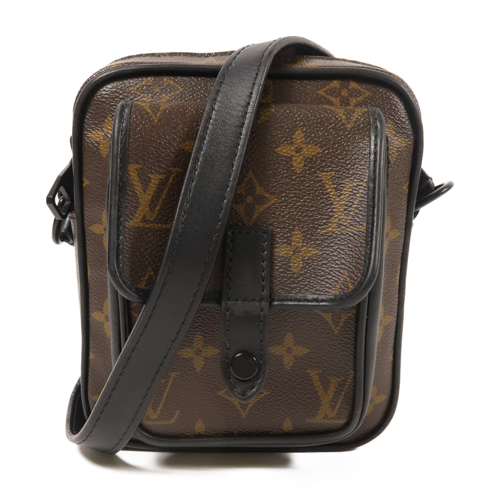 LOUIS VUITTON LV GHW Christopher Wearable Wallet Shoulder Bag M69404 Brown