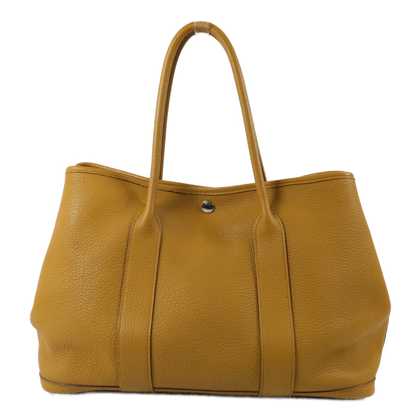HERMES Negonda皮革Garden Party PM手挽袋Sesame