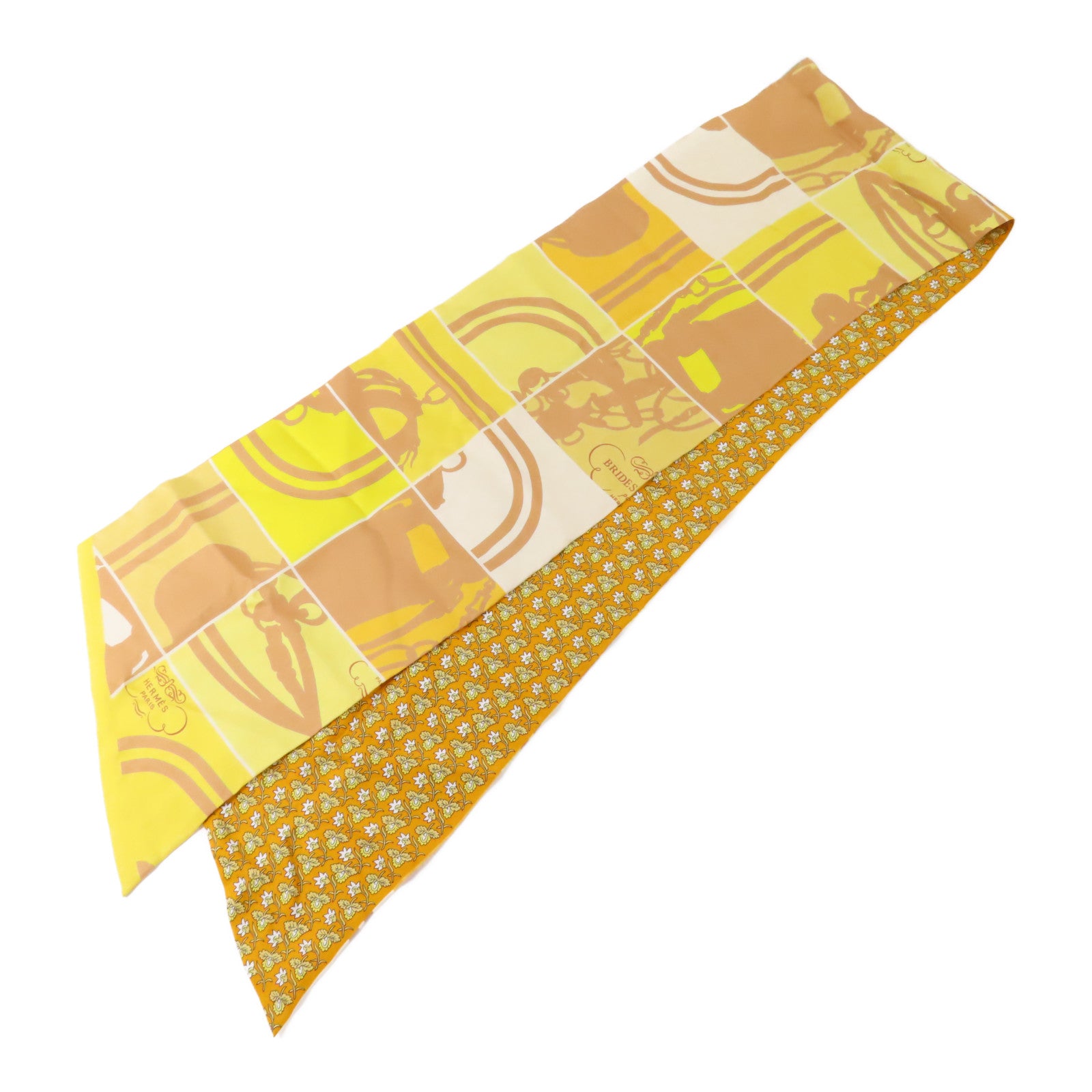 HERMES 絲質Maxi Twilly絲巾