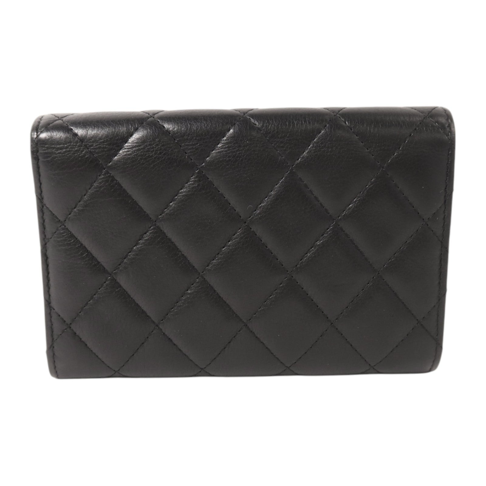 CHANEL 羊皮皮革Wallet金扣長錢包