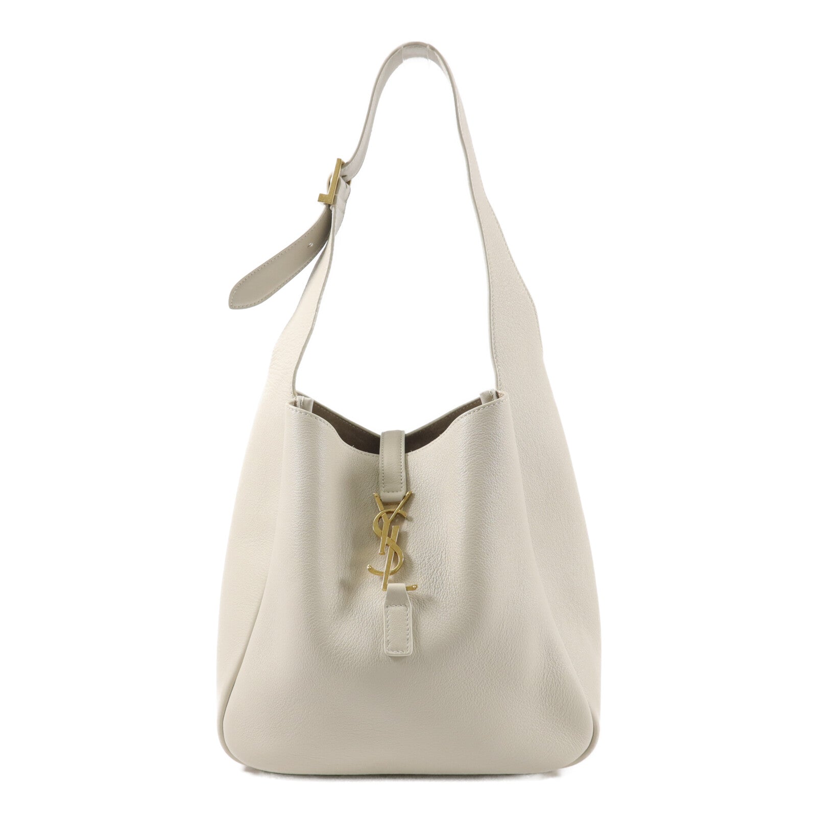 SAINT LAURENT 牛皮皮革LE5A7 Hobo Small手挽袋