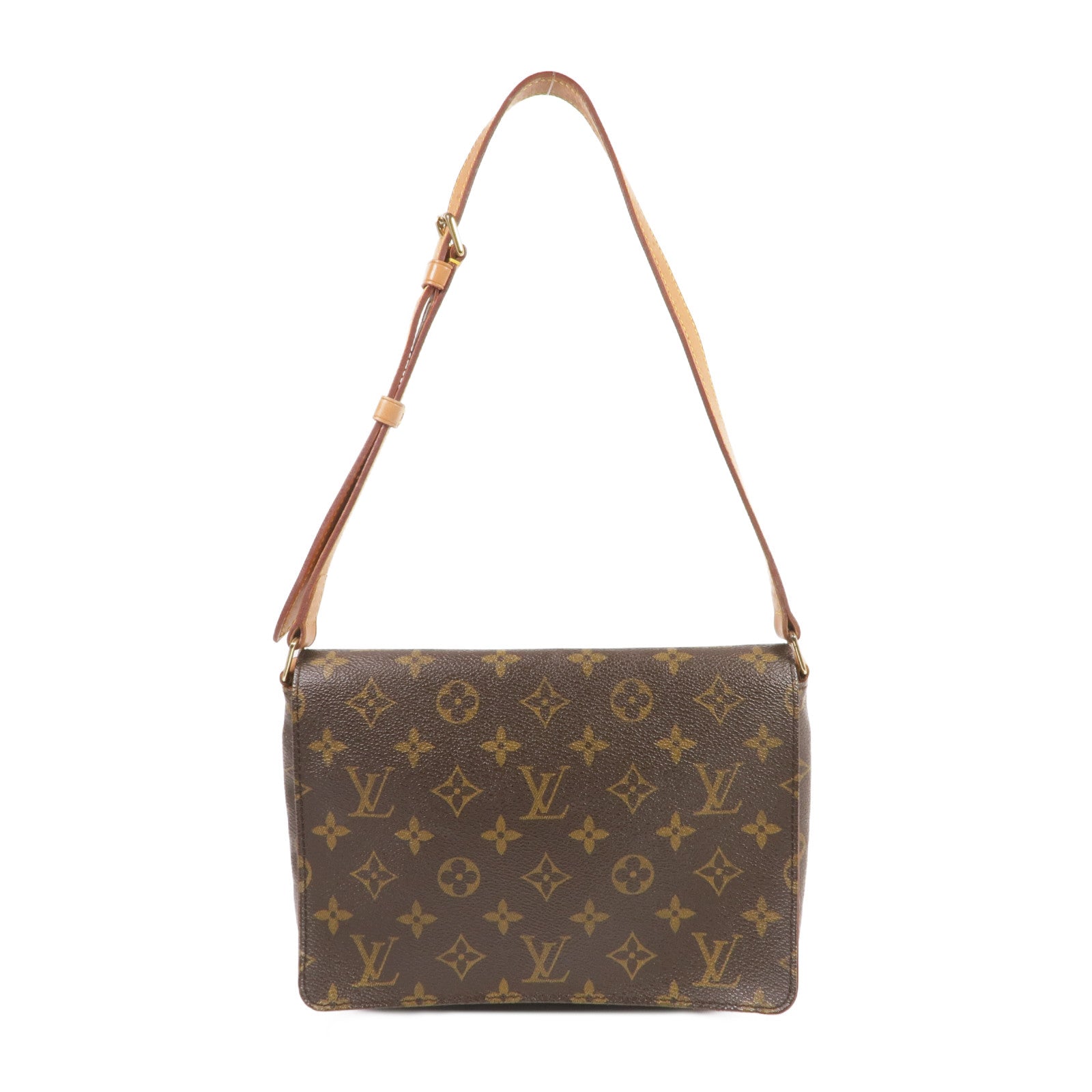 LOUIS VUITTON Monogram Musette Tango Short金扣肩背袋