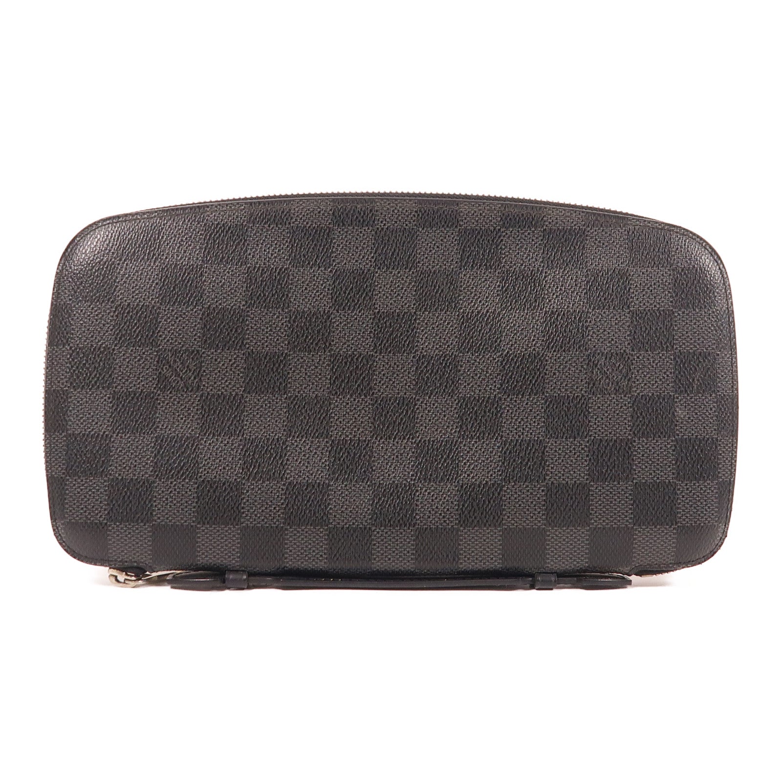 LOUIS VUITTON Damier Graphite Zippy XL Long Wallet銀扣長錢包