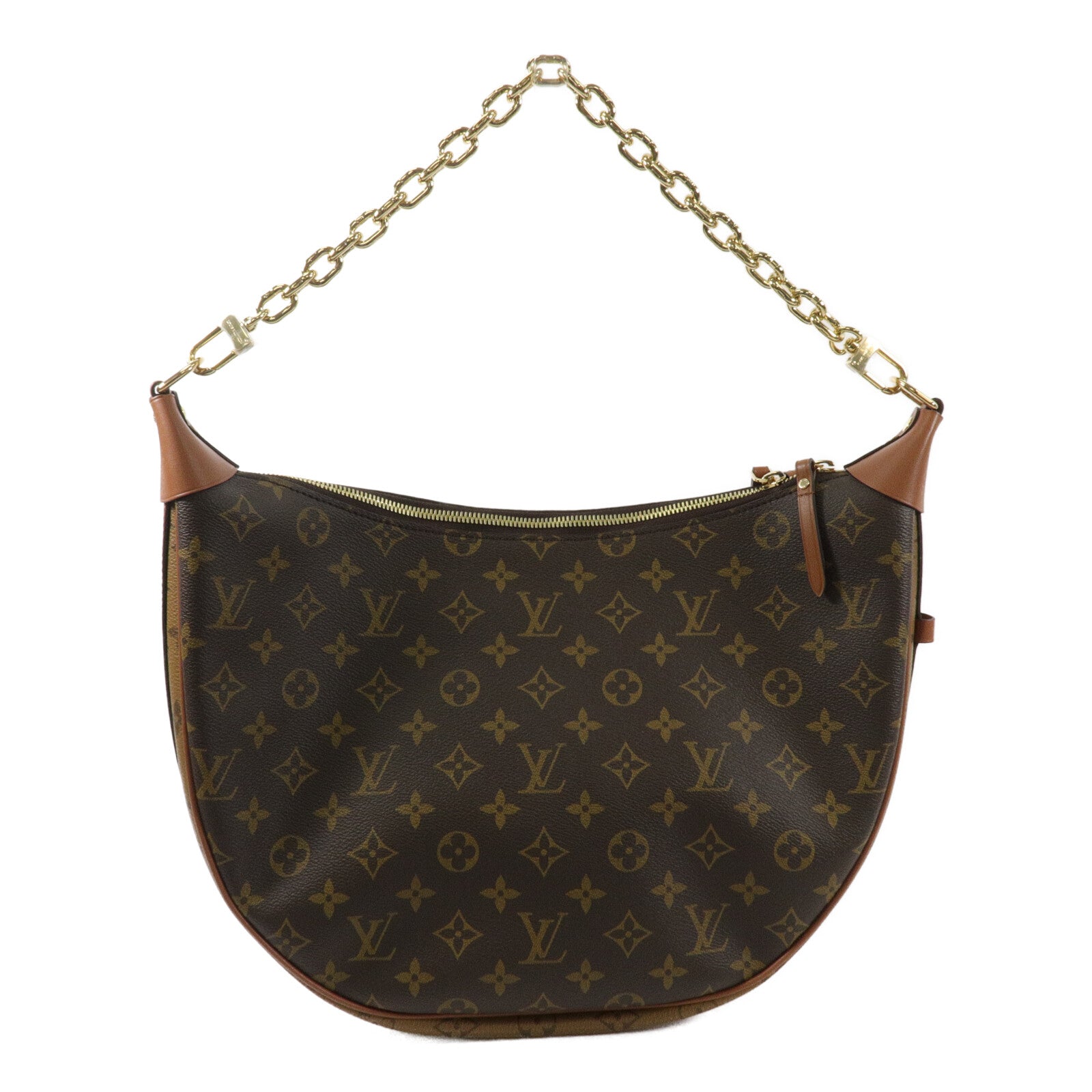 LOUIS VUITTON Monogram Reverse Loop Hobo手挽肩背兩用袋