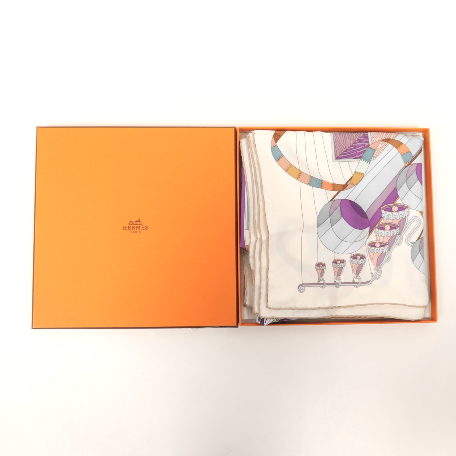 HERMES 絲質Scarf 90x90絲巾