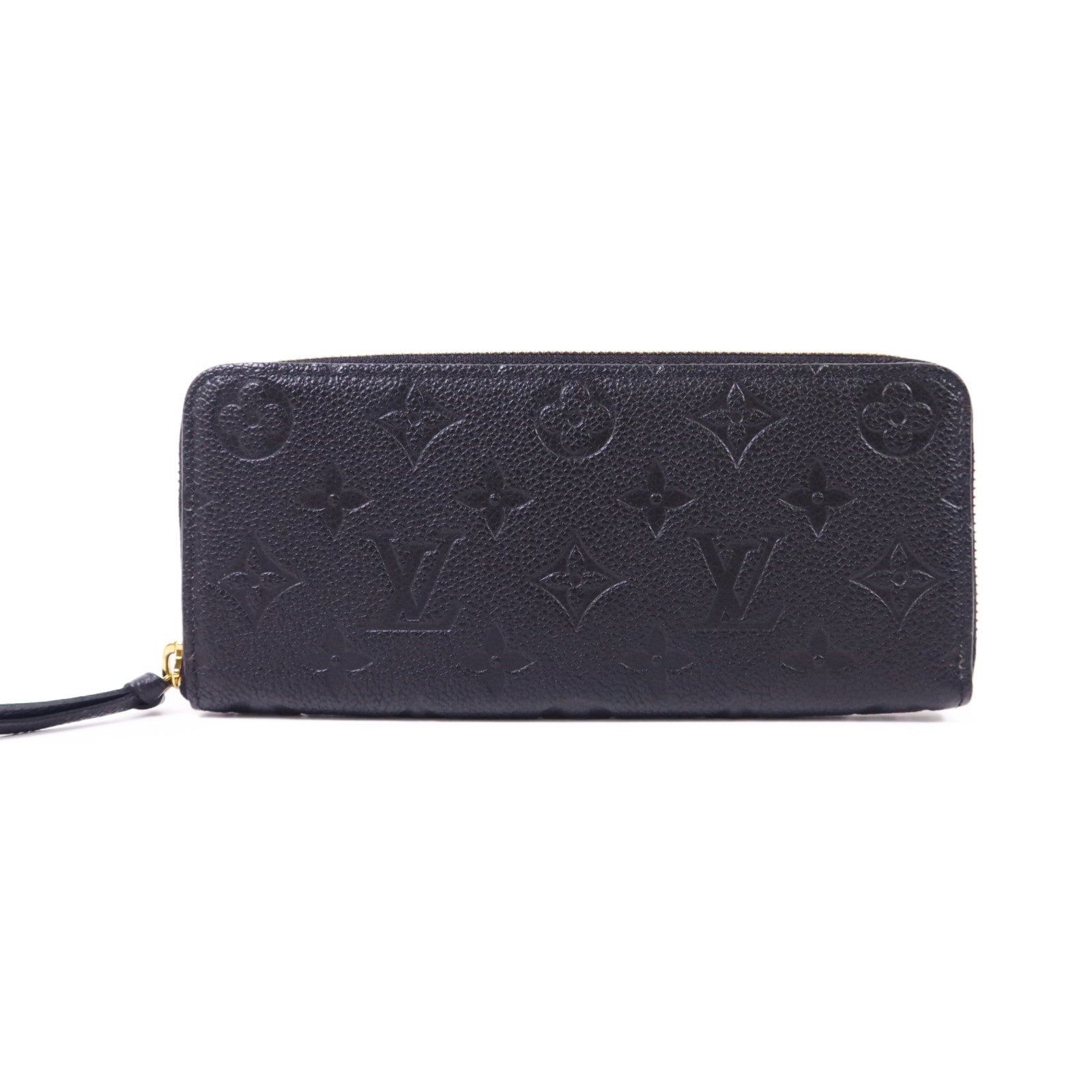 LOUIS VUITTON Monogram Empreinte Clemence Long Wallet金扣拉鏈長錢包