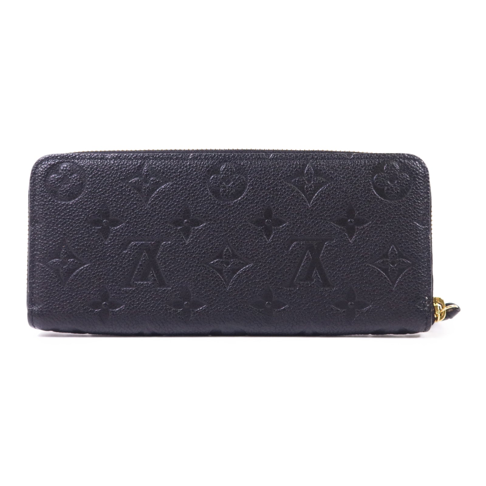 LOUIS VUITTON Monogram Empreinte Clemence Long Wallet金扣拉鏈長錢包