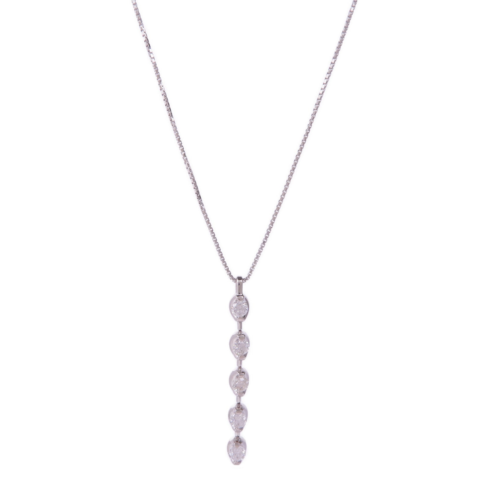 JEWELRY 18K白金Diamond Necklace鑽石項鍊
