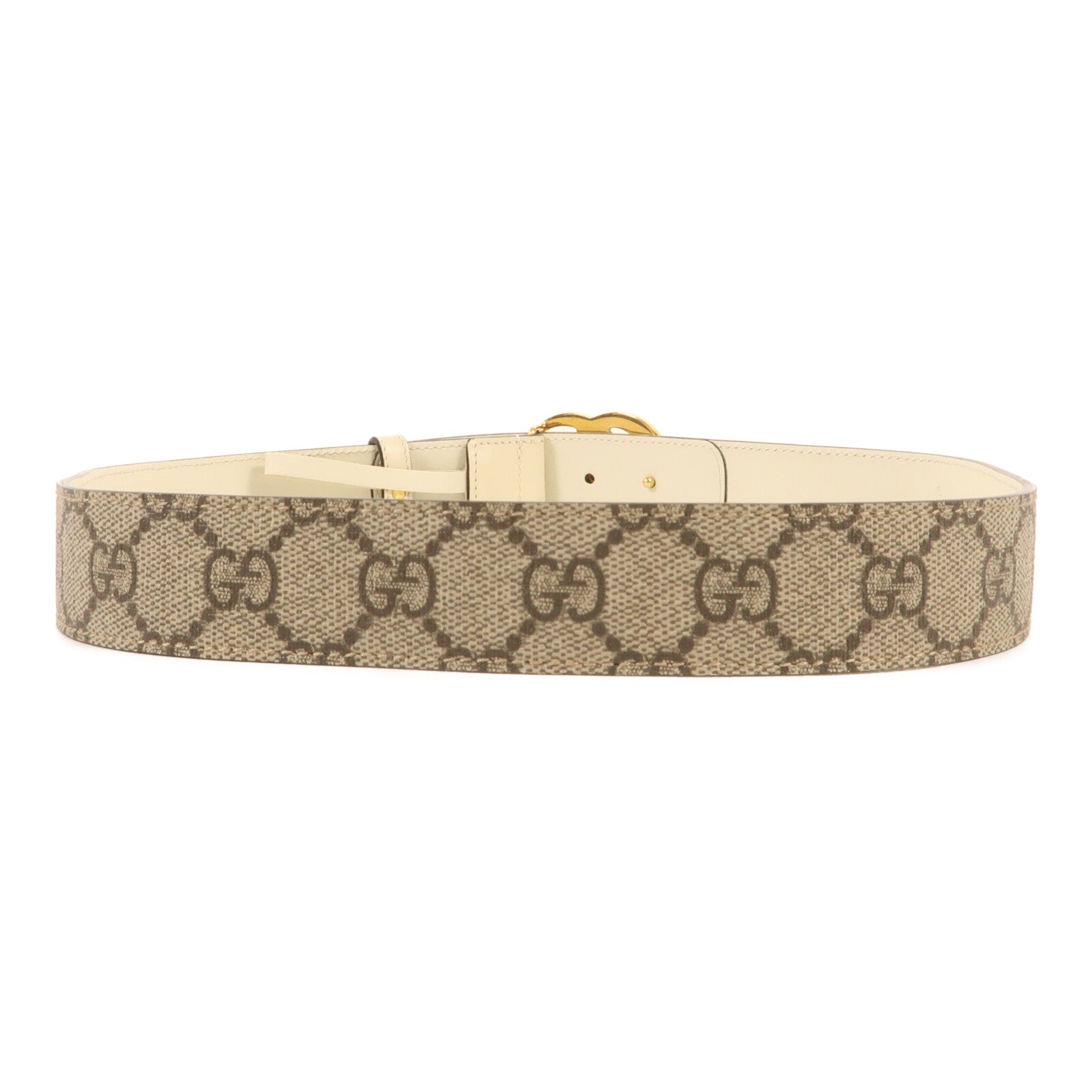 GUCCI 【萬聖節商品】牛皮皮革Belt 80cm金扣皮帶