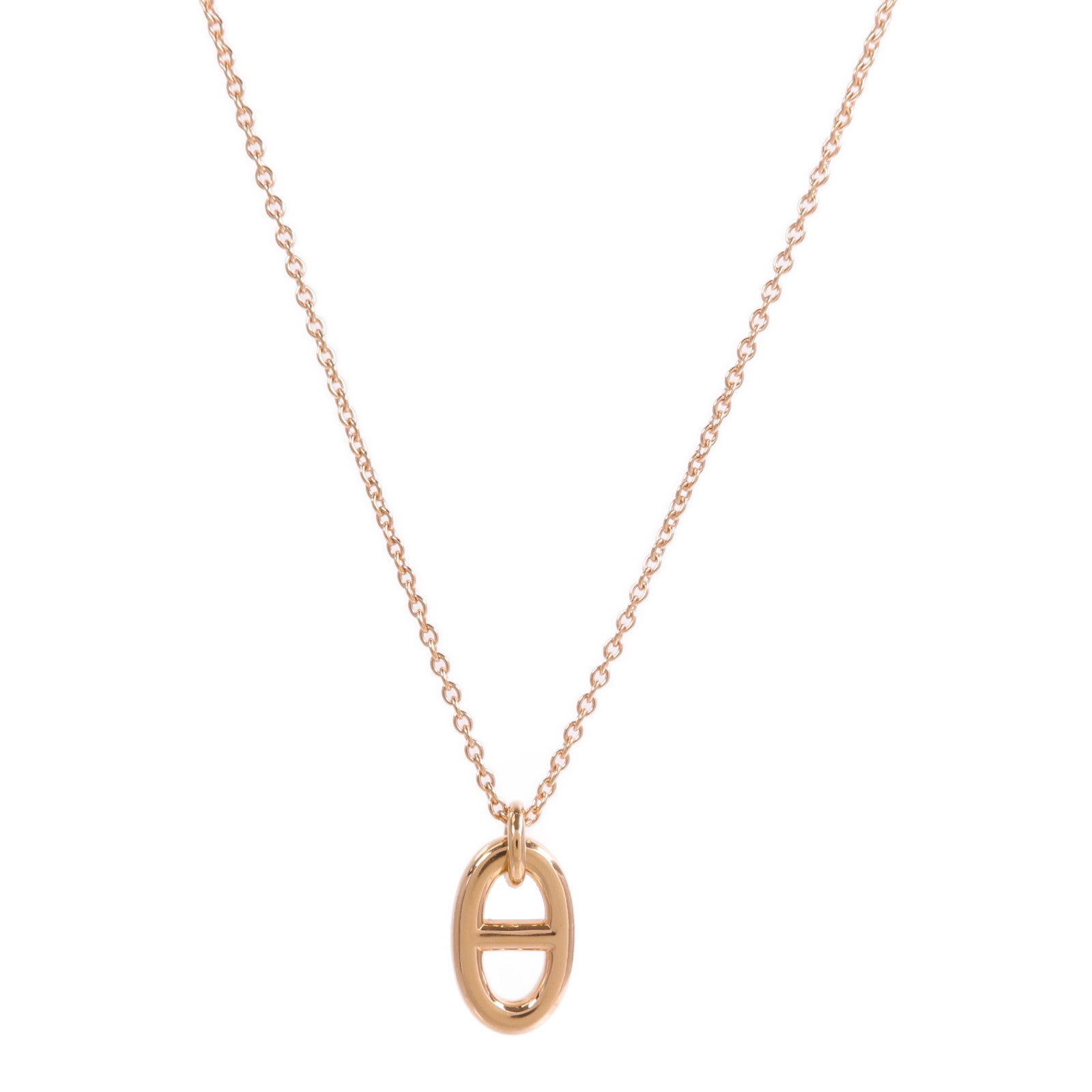 HERMES 18K玫瑰金Farandole Pendant項鍊