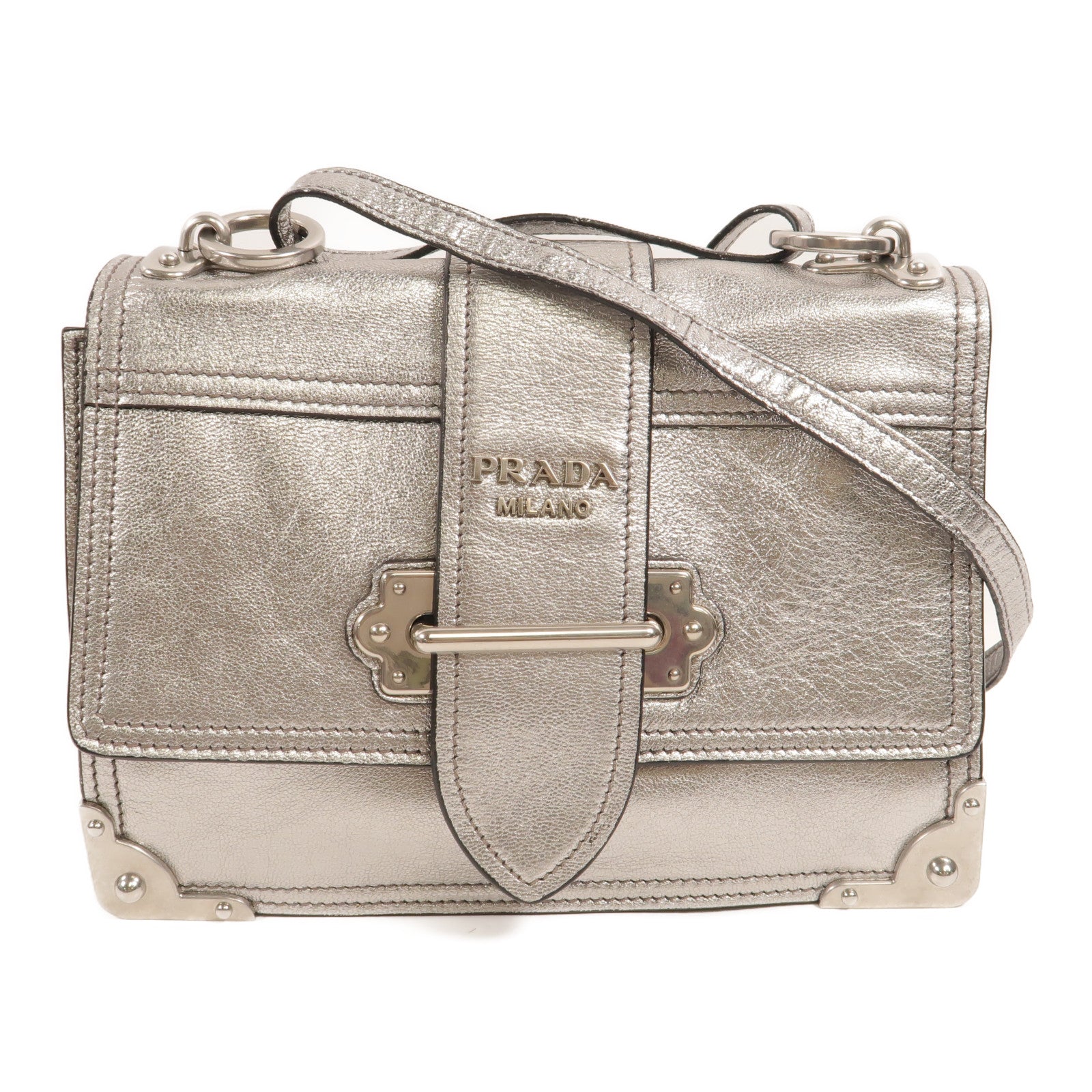 PRADA 牛皮皮革Shoulder Bag肩背袋