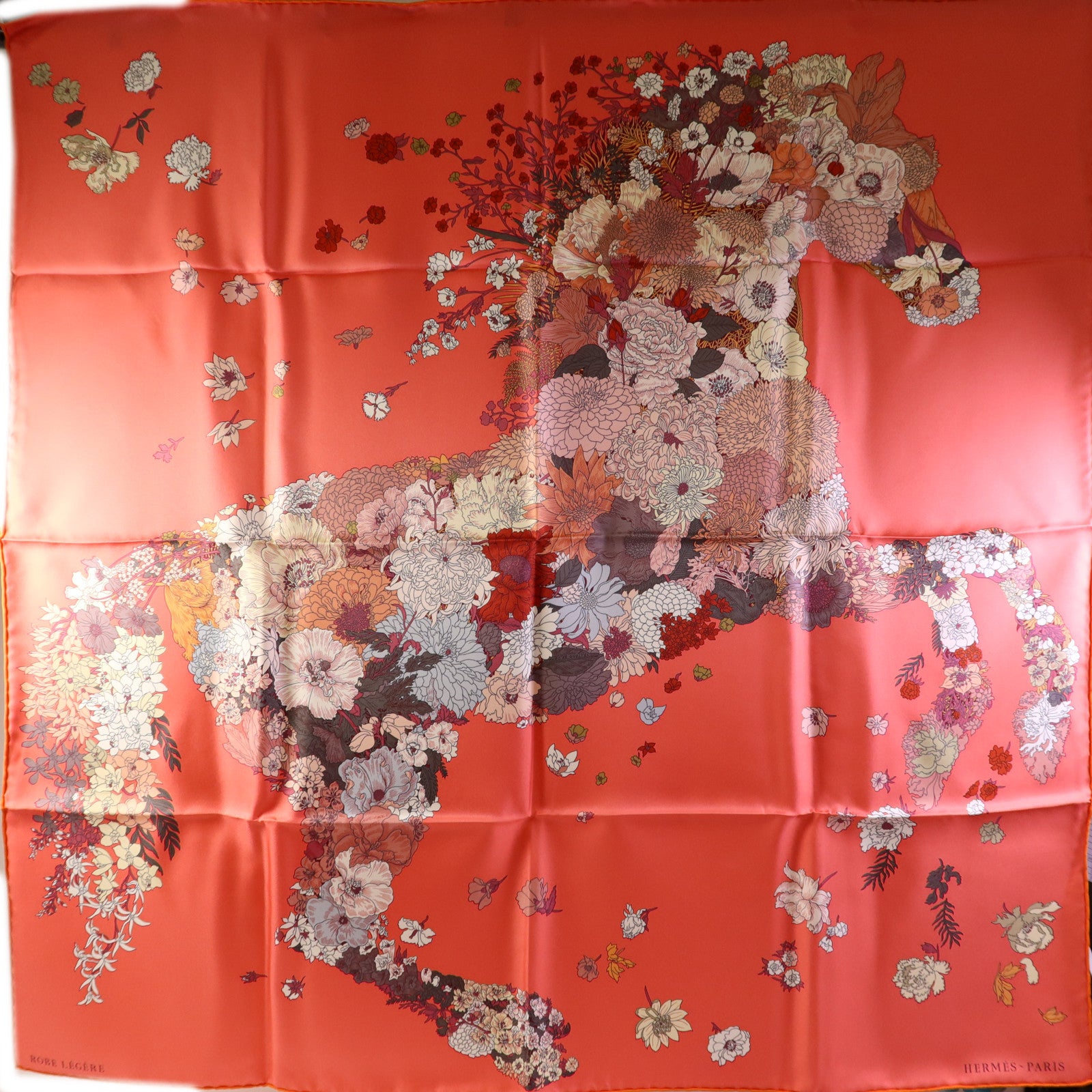 HERMES 絲質Scarf90X90絲巾