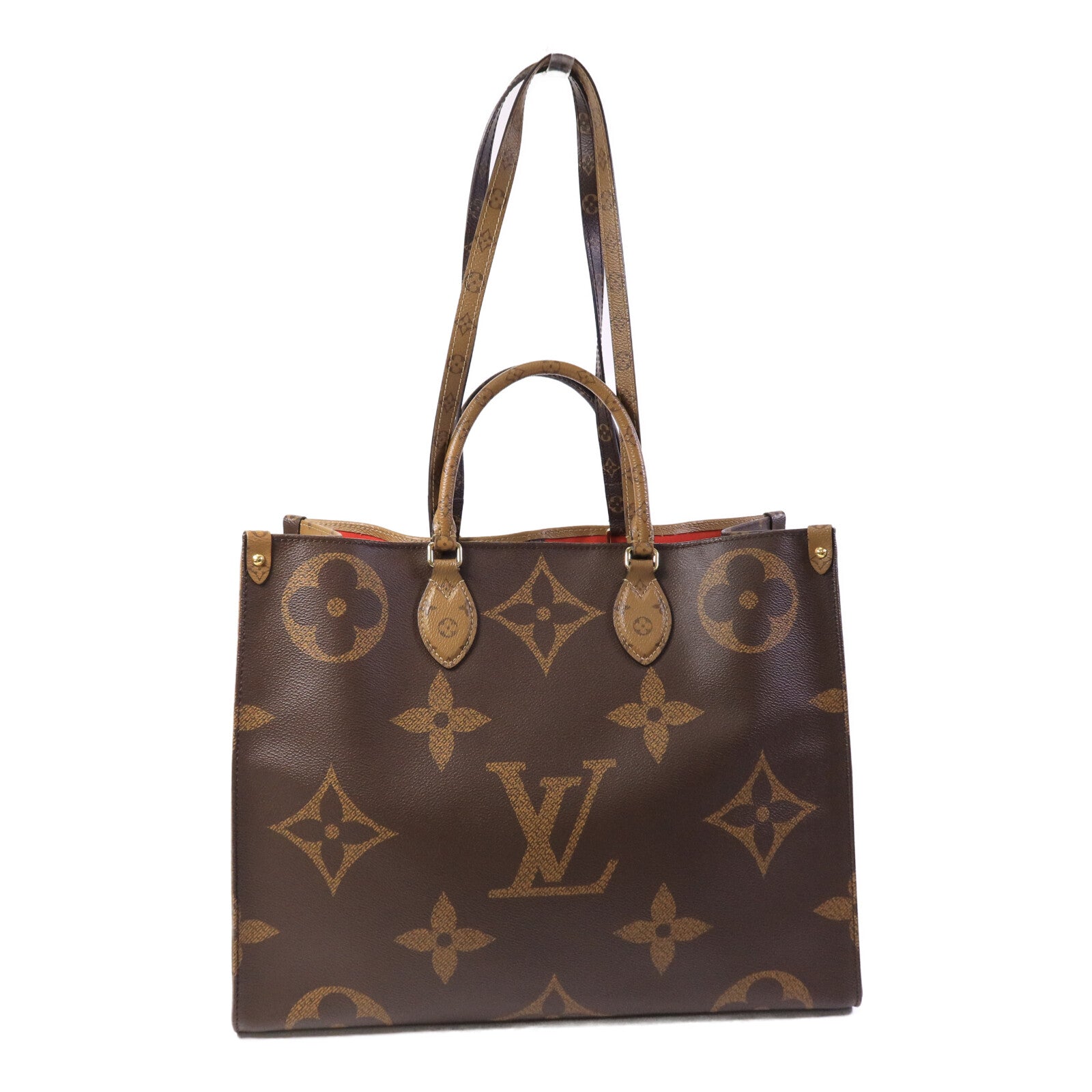 LOUIS VUITTON Monogram Giant OnTheGo GM金扣手挽肩背兩用袋